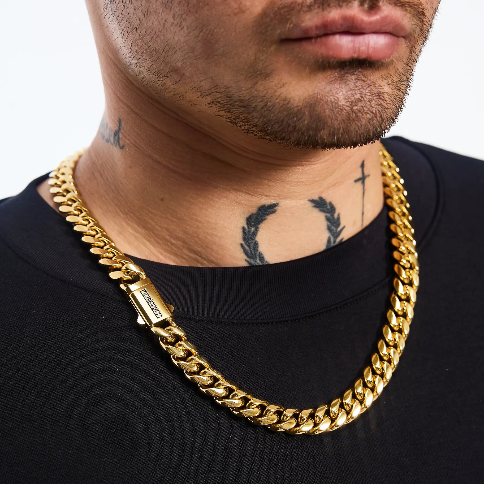 Premium Miami Cuban Link Chain 12mm Gold