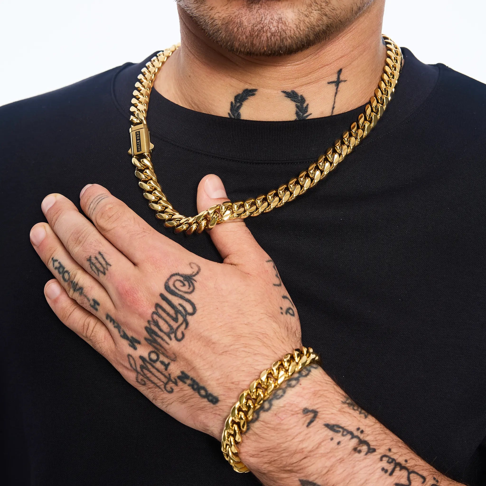 Premium Miami Cuban Link Chain 12mm Gold