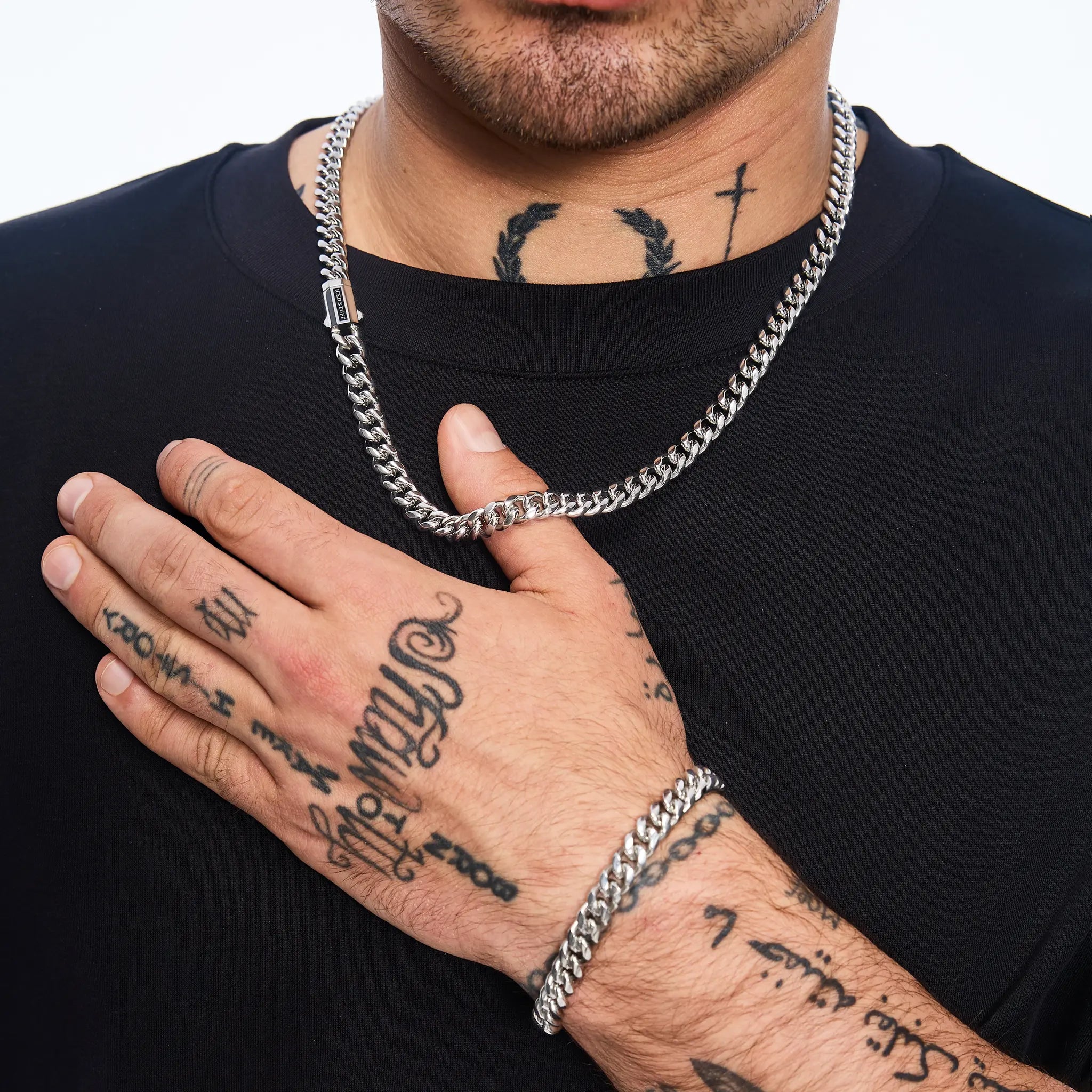 Premium Miami Cuban Link Chain 8mm White Gold