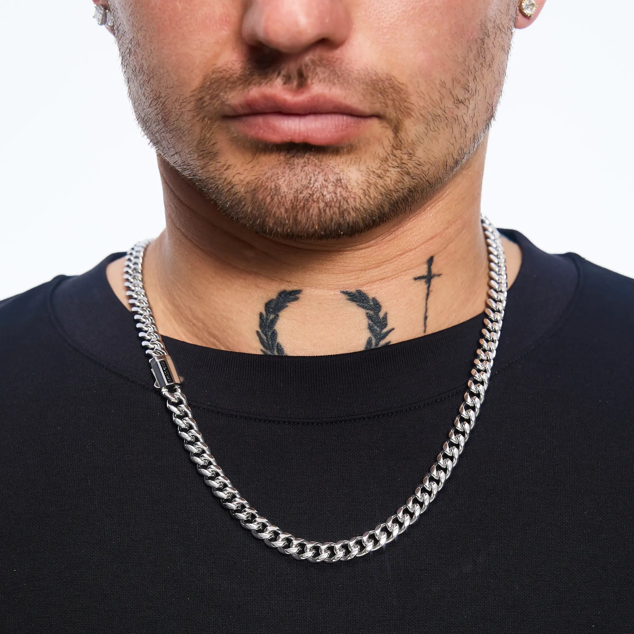 Premium Miami Cuban Link Chain 8mm White Gold