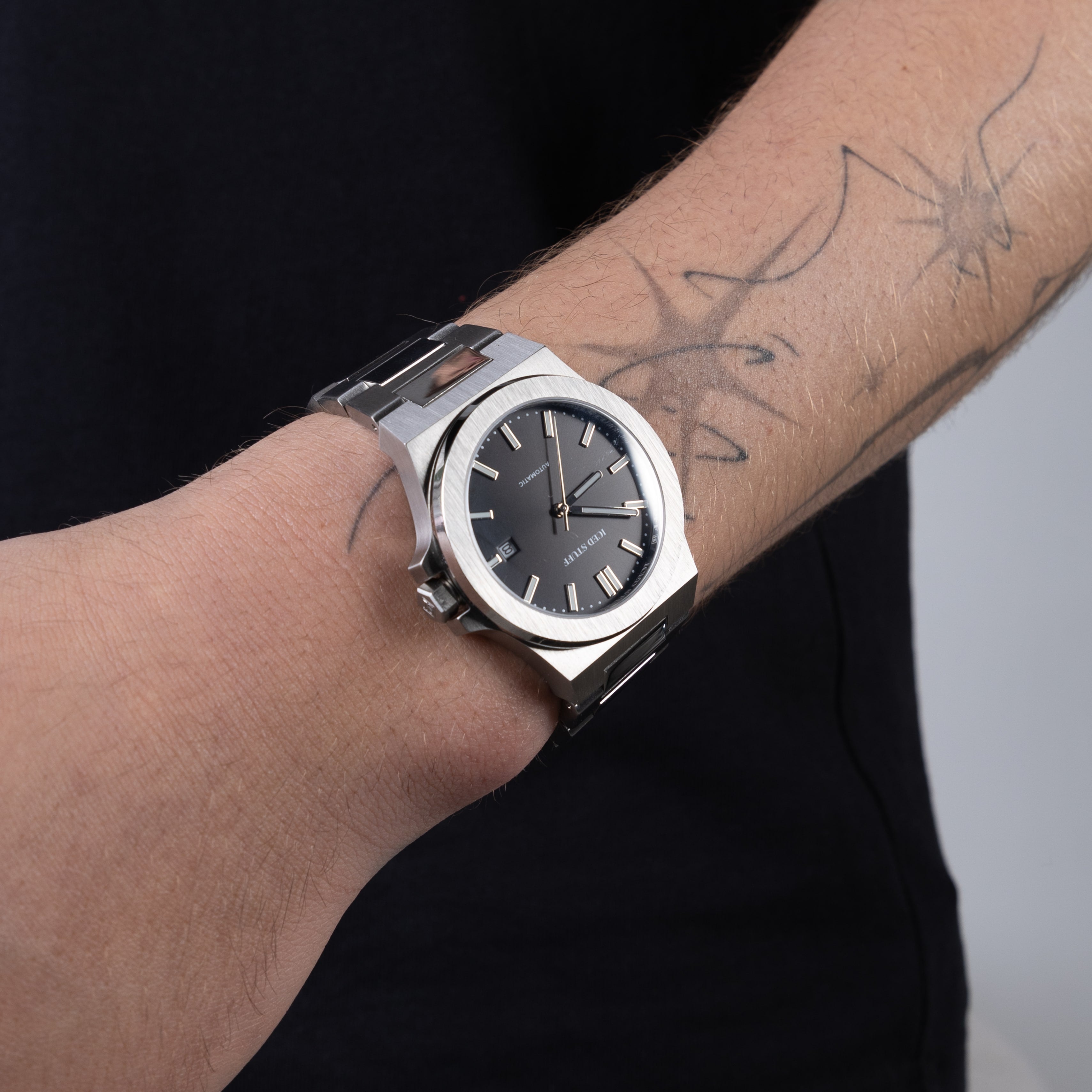 Alpha Champ Automatikuhr 40 mm Weißgold