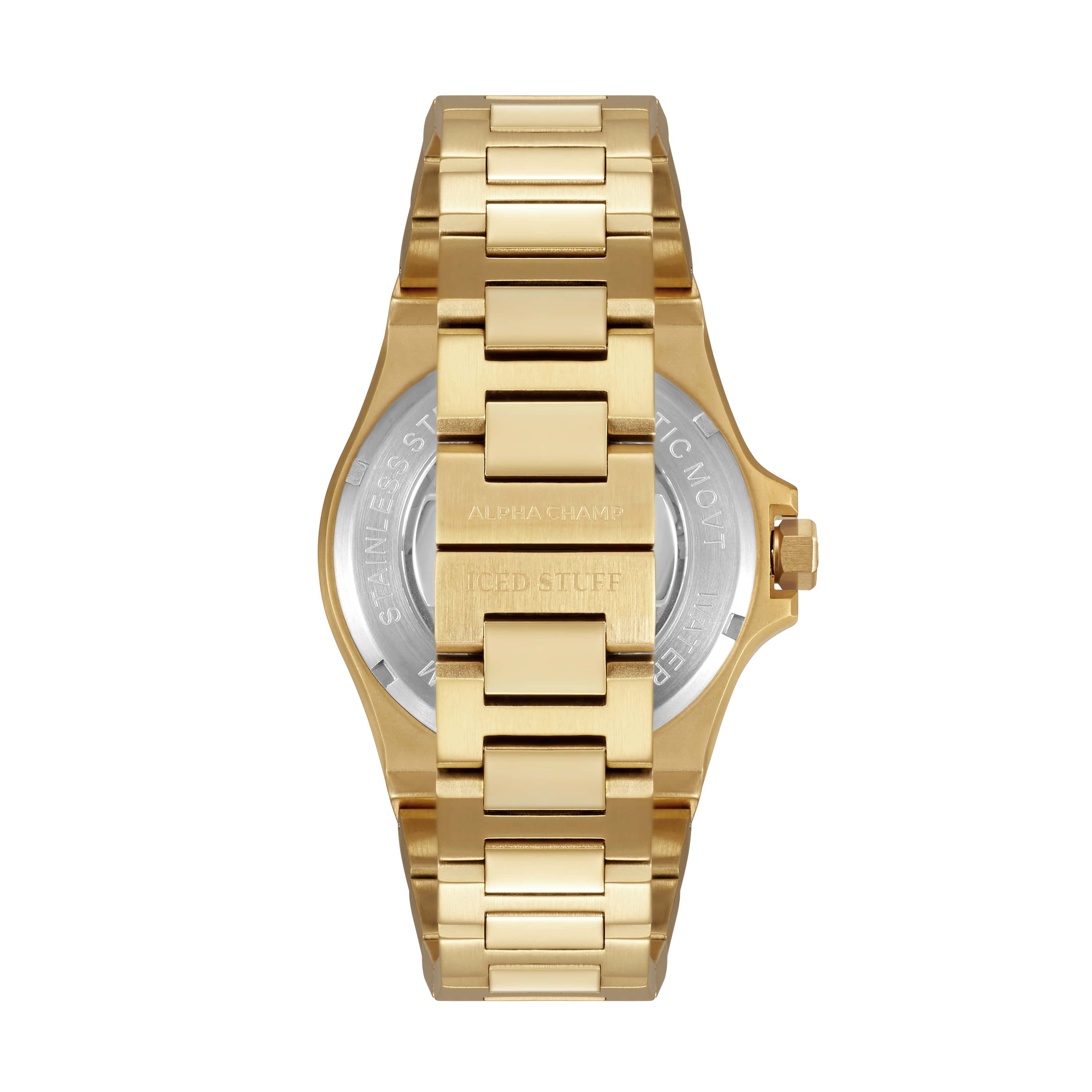Reloj automático Alpha Champ de 40 mm dorado