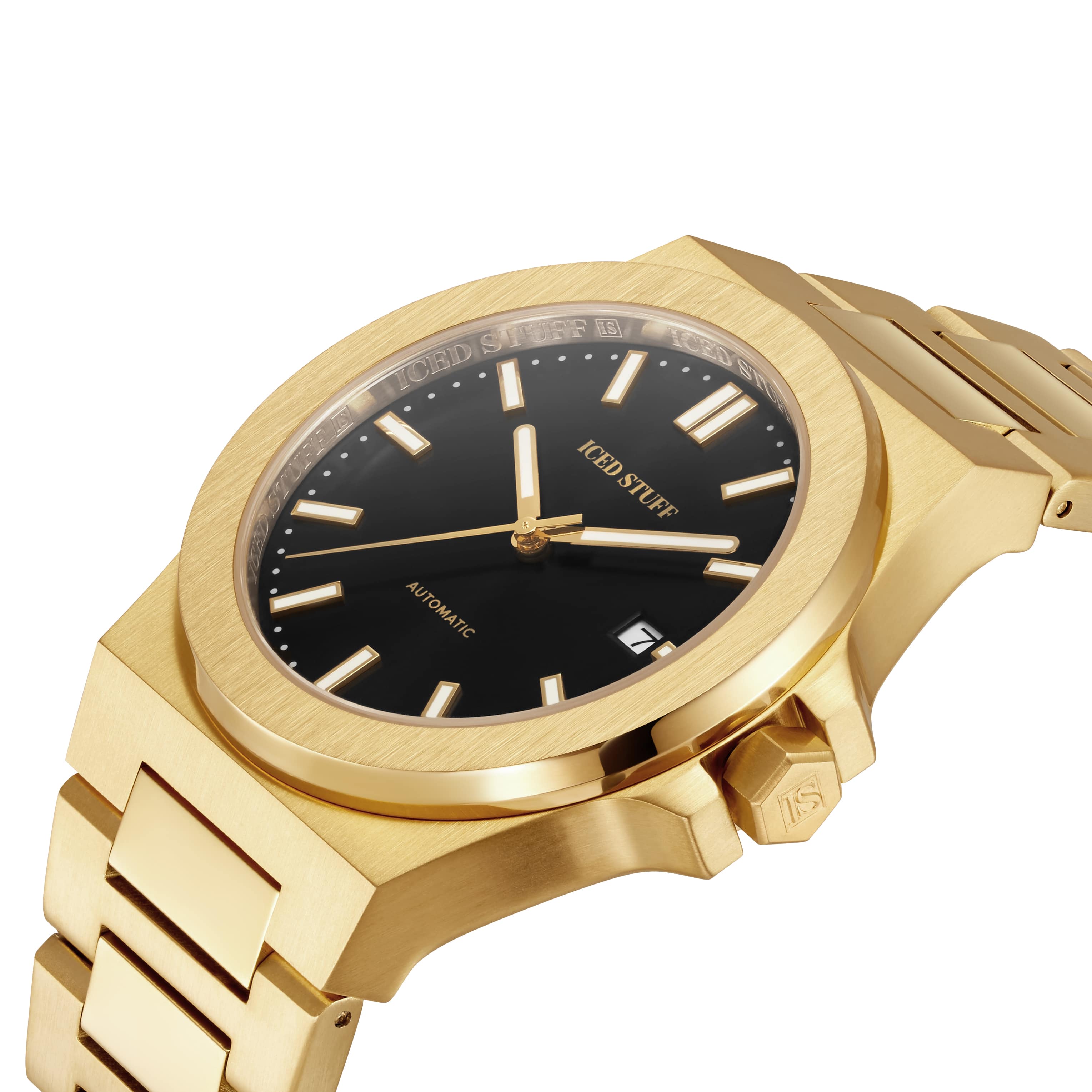 Reloj automático Alpha Champ de 40 mm dorado