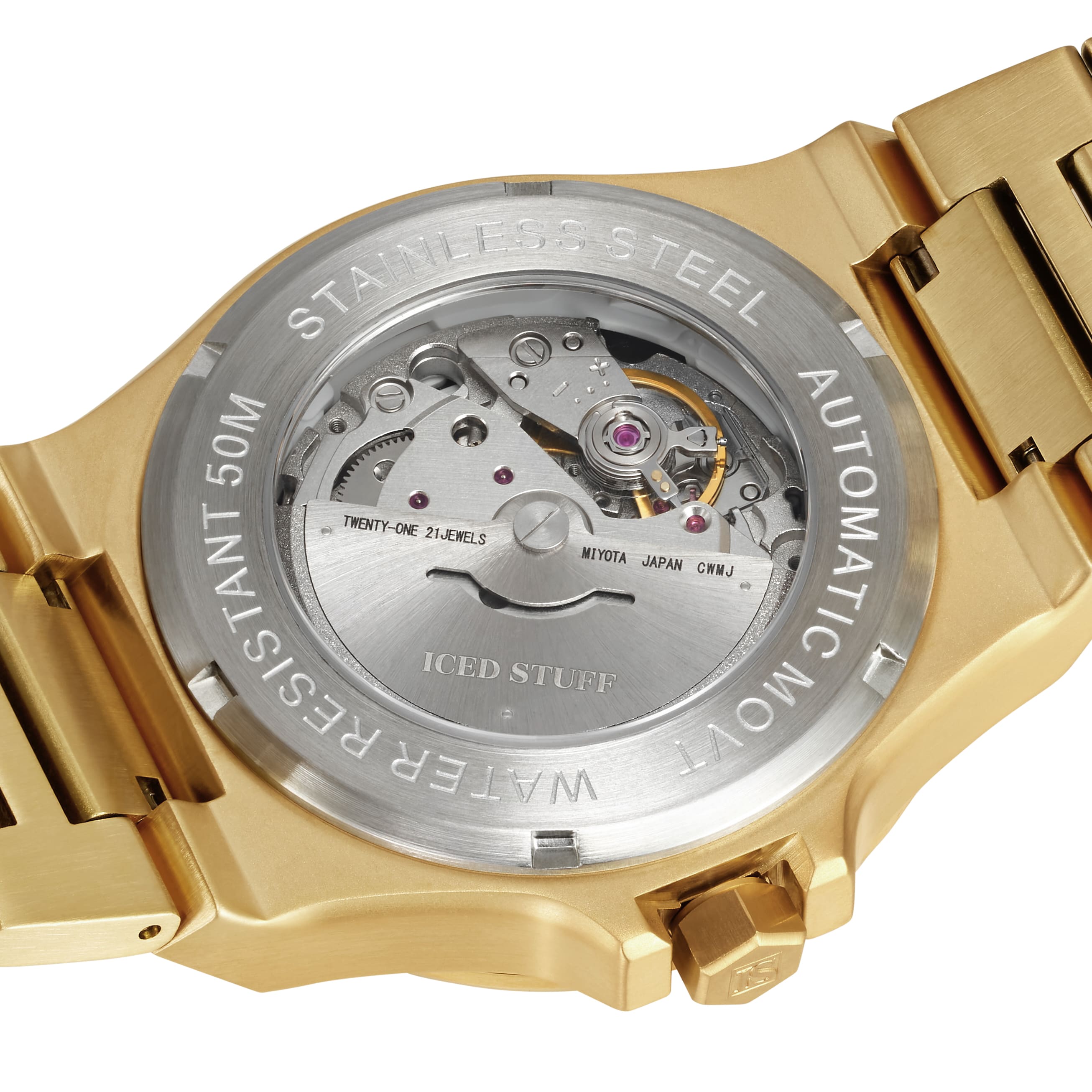 Reloj automático Alpha Champ de 40 mm dorado