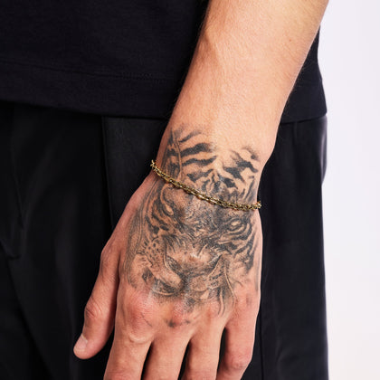 Bracelet Ankier 4 mm Or