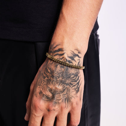 Bracelet Franco 4 mm Or