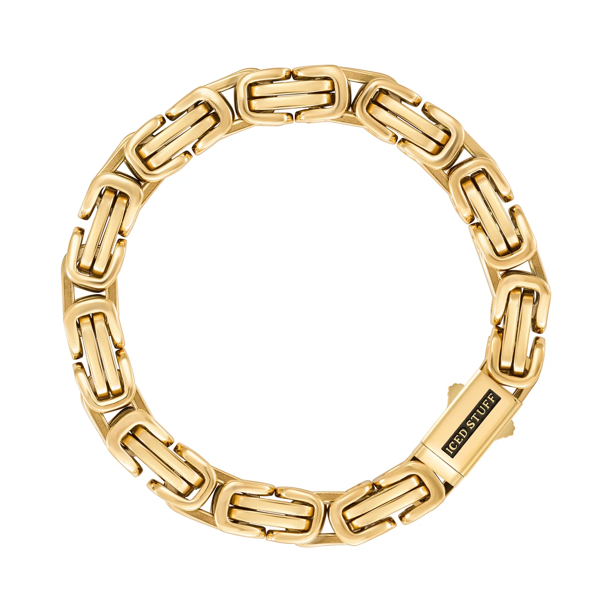 Byzantine Bracelet 8mm Gold