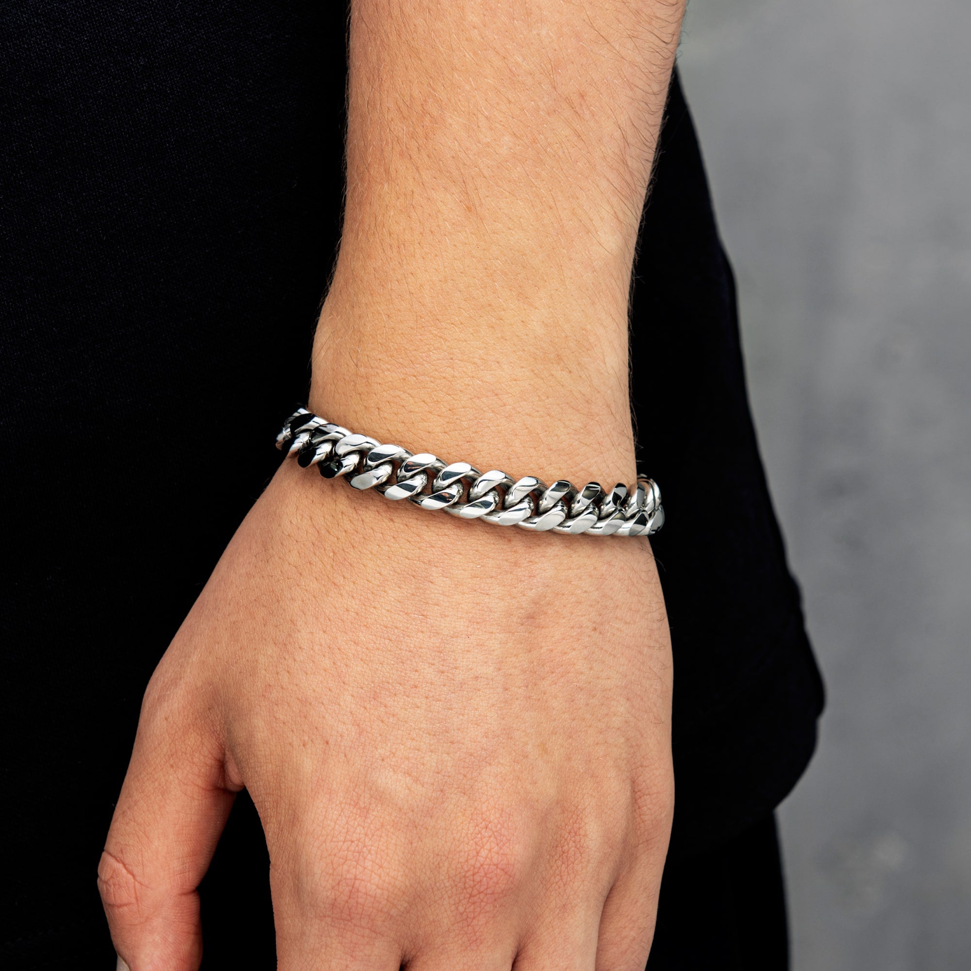 Miami Cuban Link Bracelet 10mm White Gold