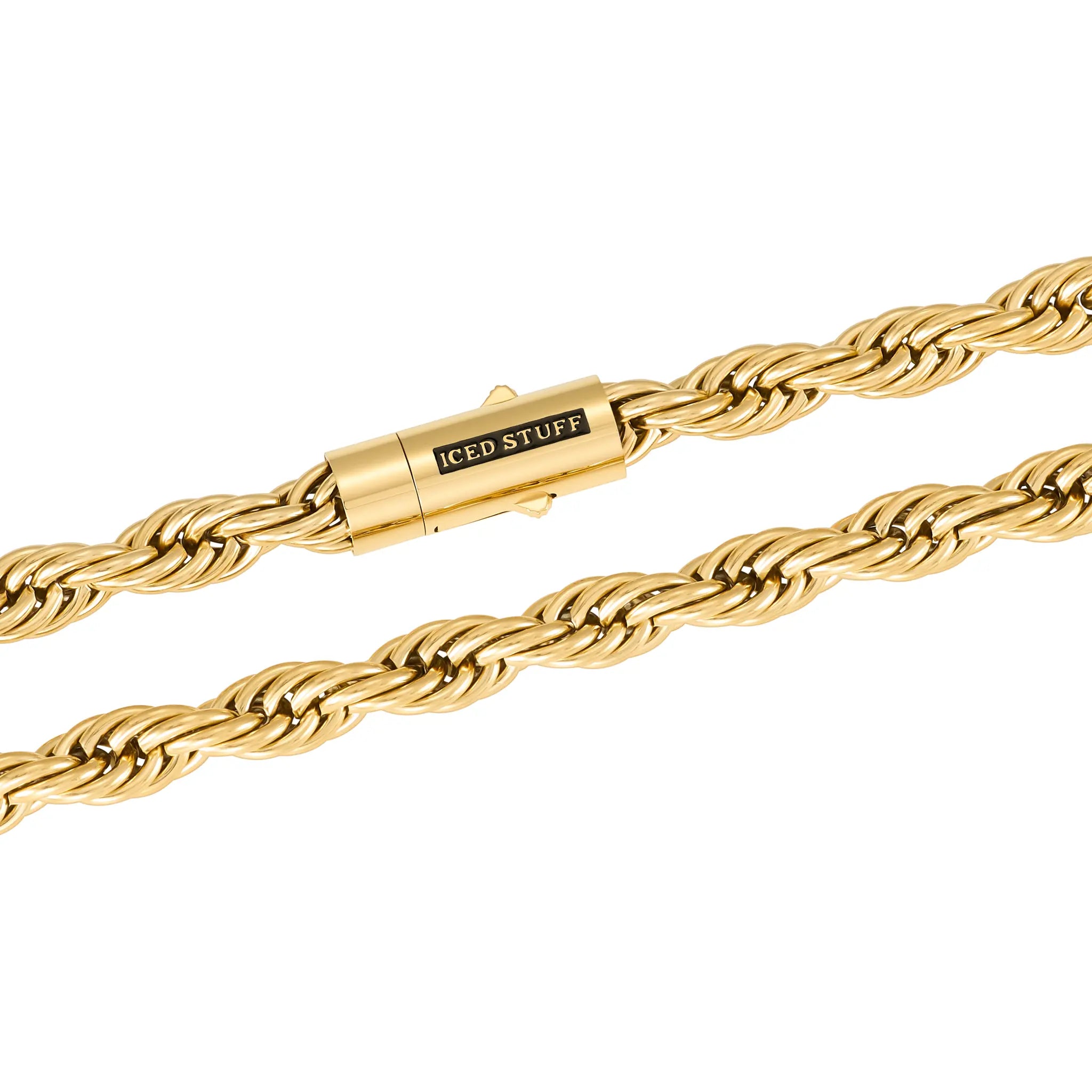 Rope bracelet 10mm Gold