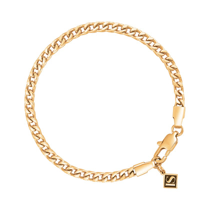 Bracelet Franco 4 mm Or