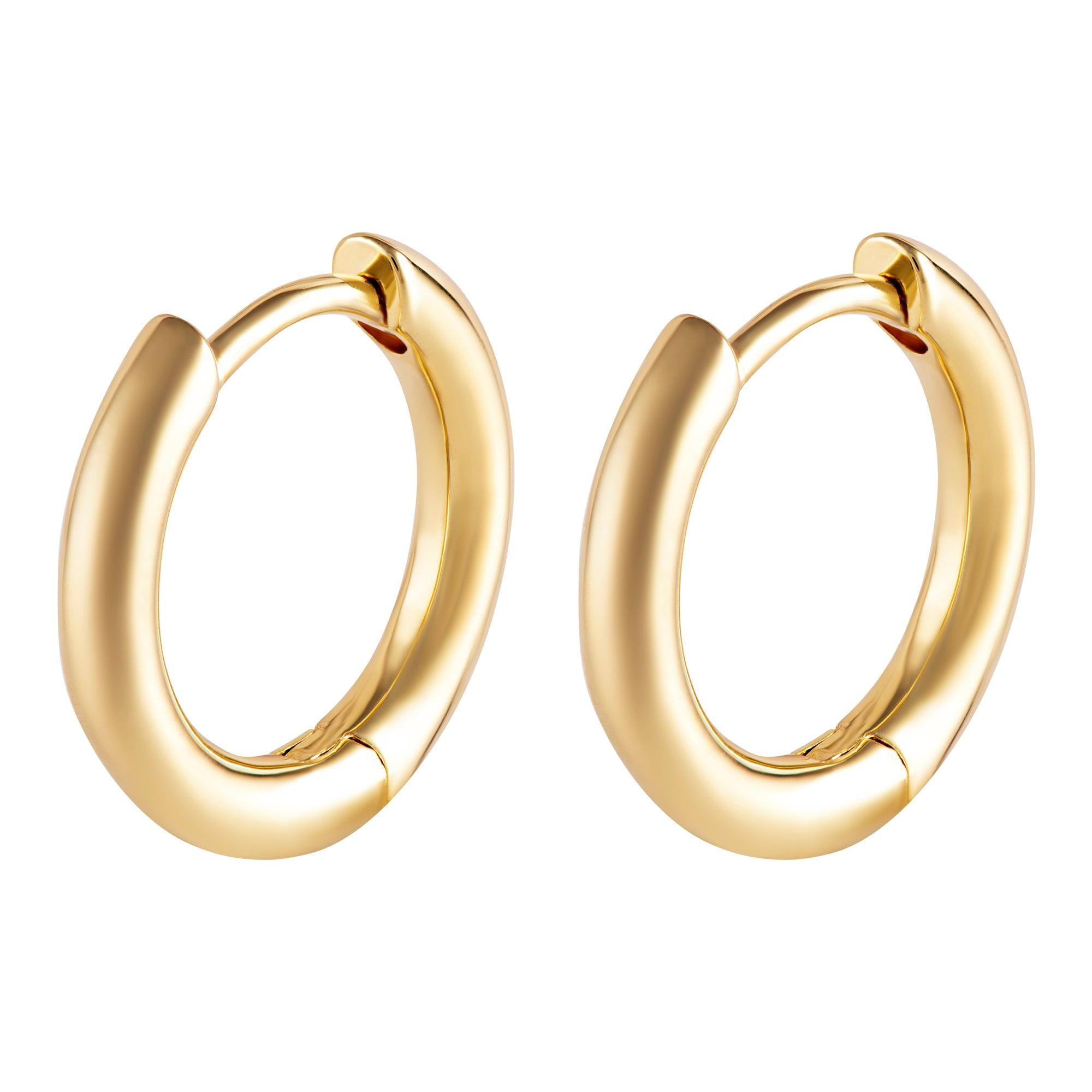 Ring 15mm Earrings Gold