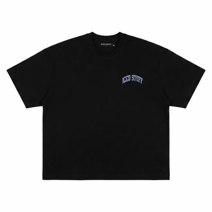 ICED STUFF Camo Black Boxy Fit T-Shirt