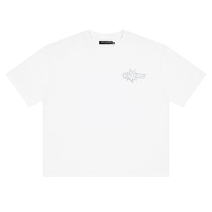 ICE BABY Crystal White Boxy Fit T-Shirt