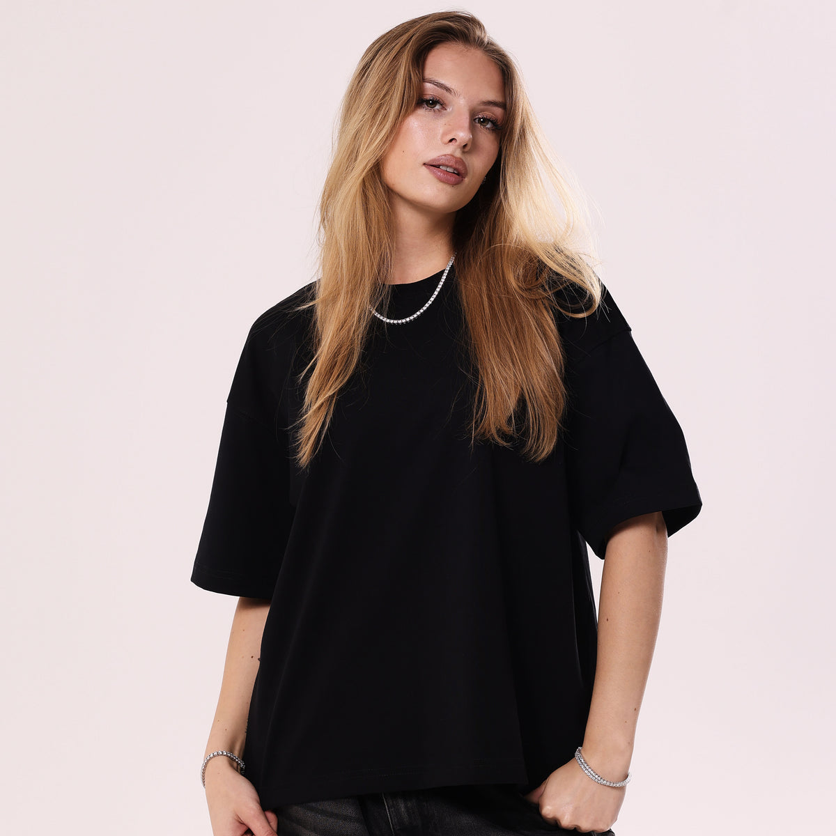 ICE ICE BABY Fluo Black Boxy Fit T-Shirt