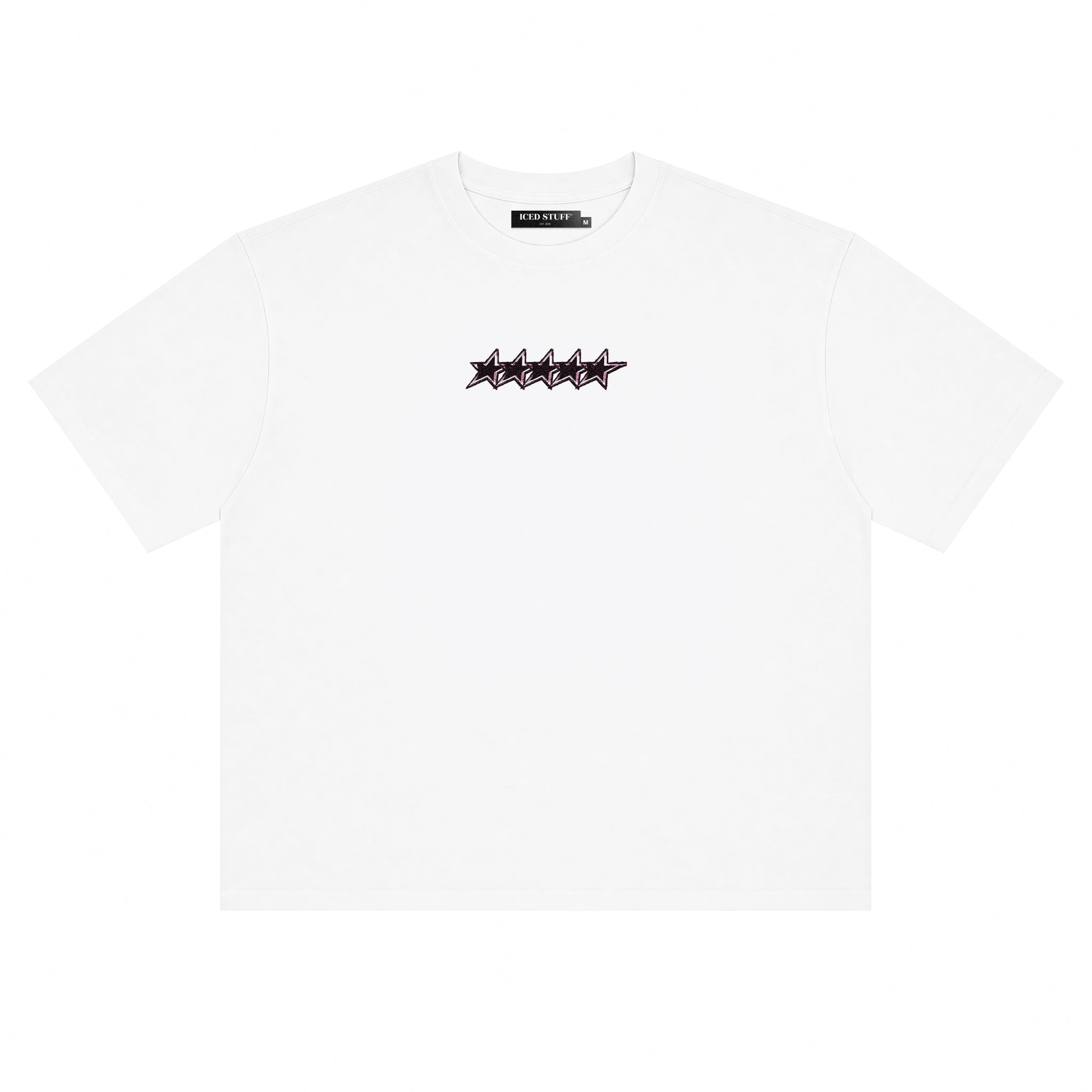 IS4L White Boxy Fit T-Shirt