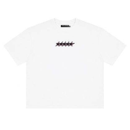 IS4L White Boxy Fit T-Shirt