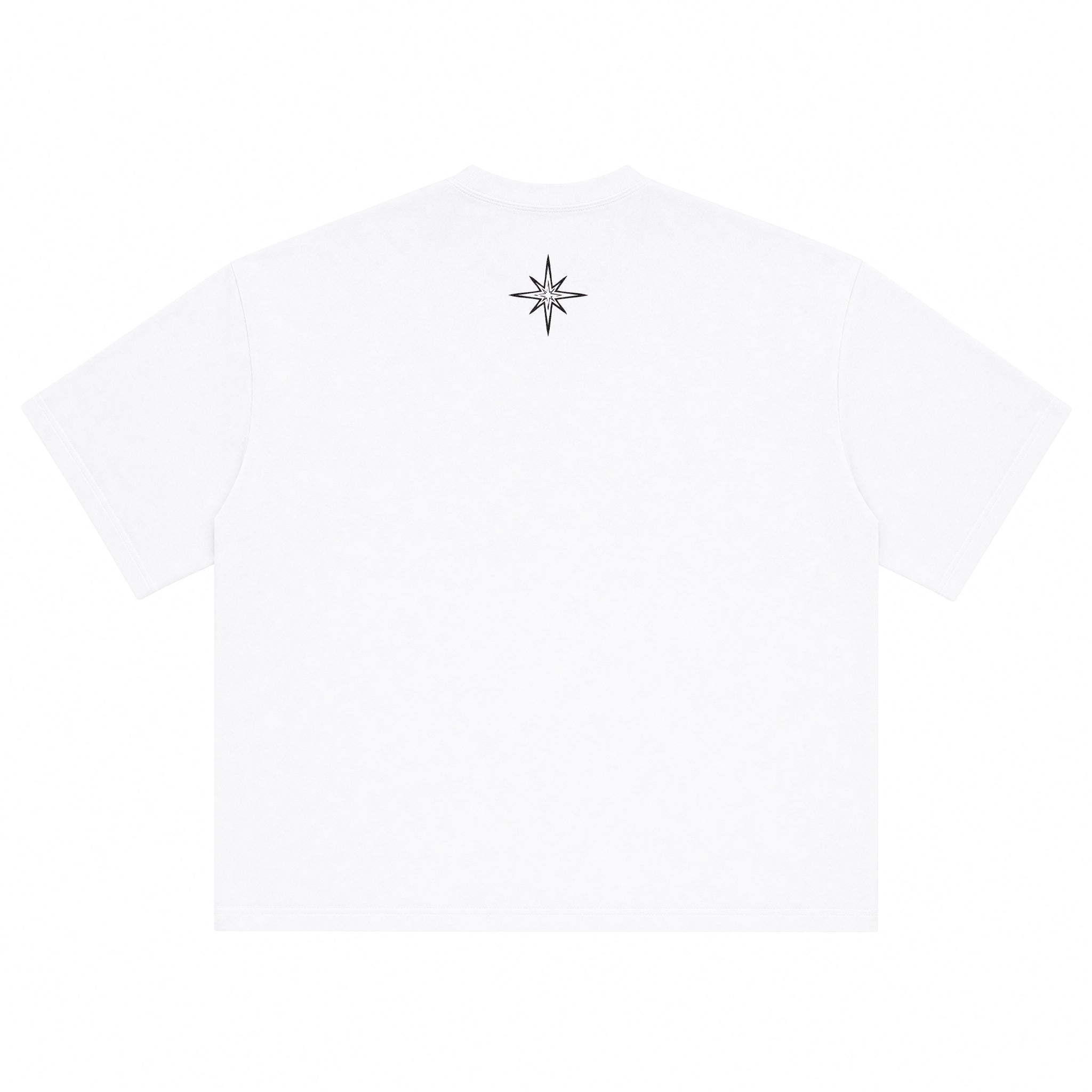 Welcome to ICED STUFF White Boxy Fit T-Shirt