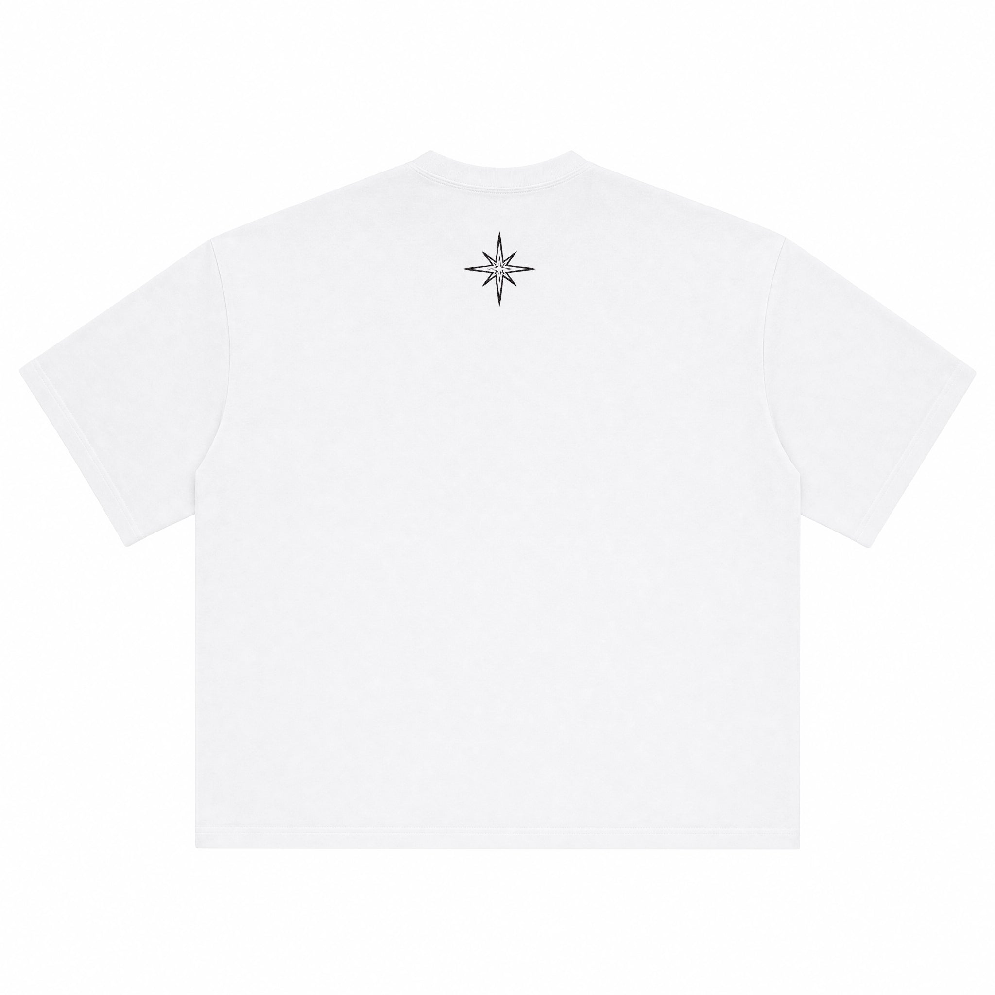 Welcome to ICED STUFF White Boxy Fit T-Shirt
