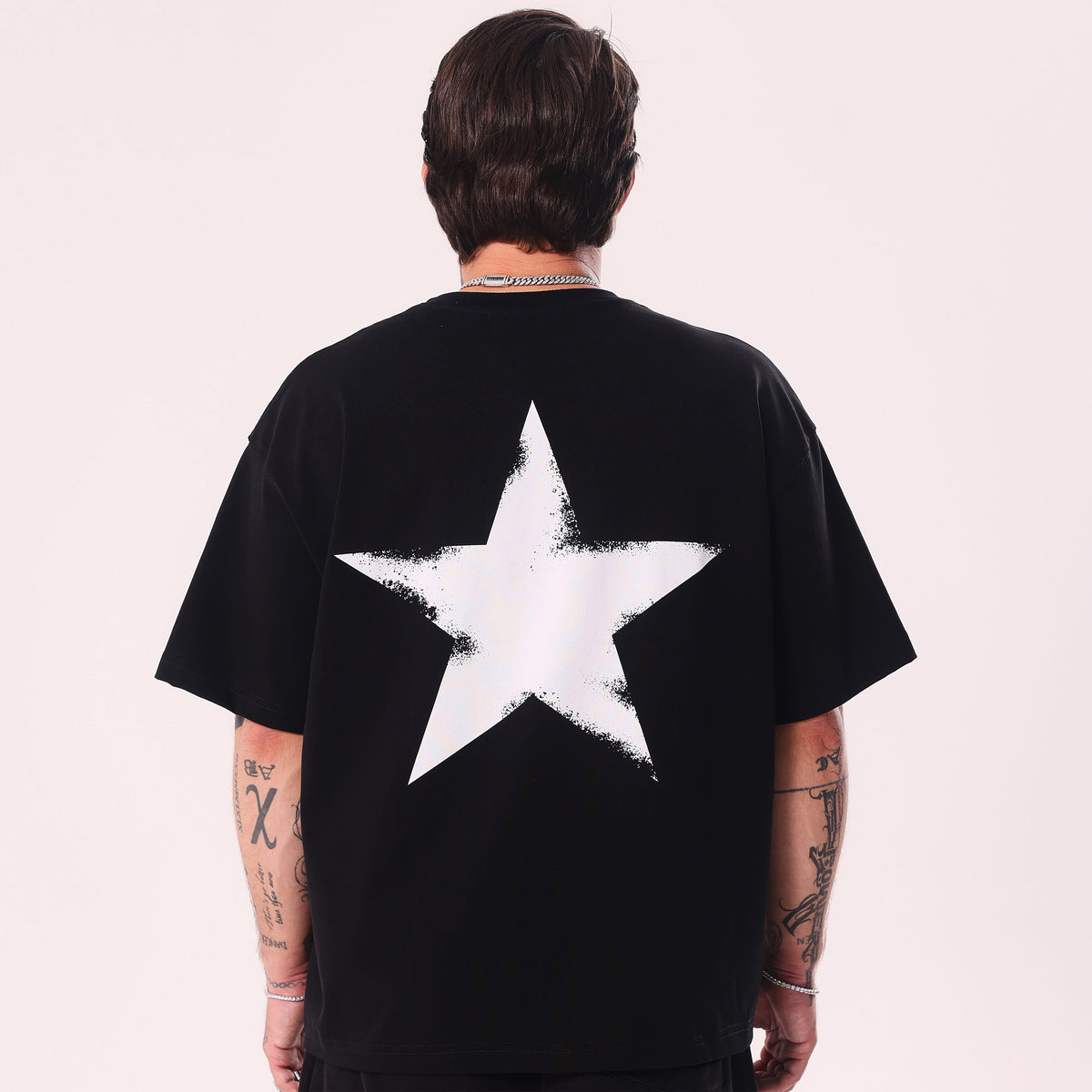 We Can Be Friends Black Boxy Fit T-Shirt