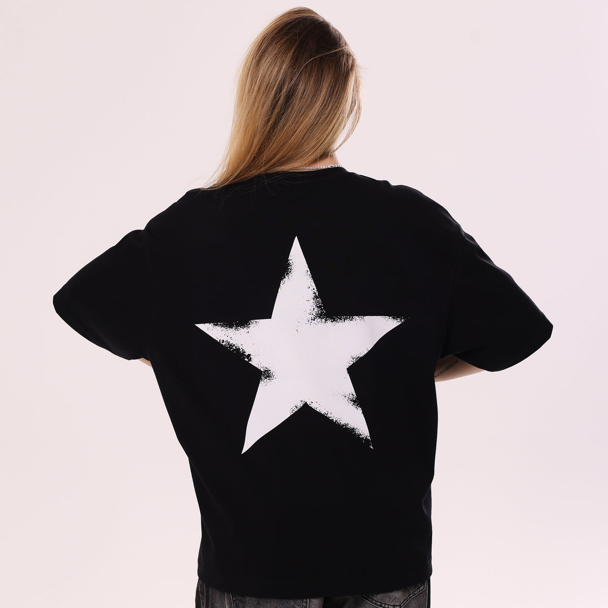 We Can Be Friends Black Boxy Fit T-Shirt