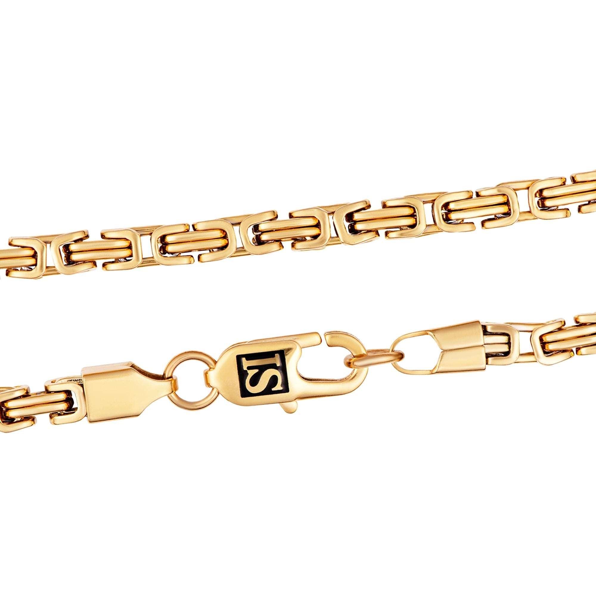 Byzantine Chain 6mm Gold