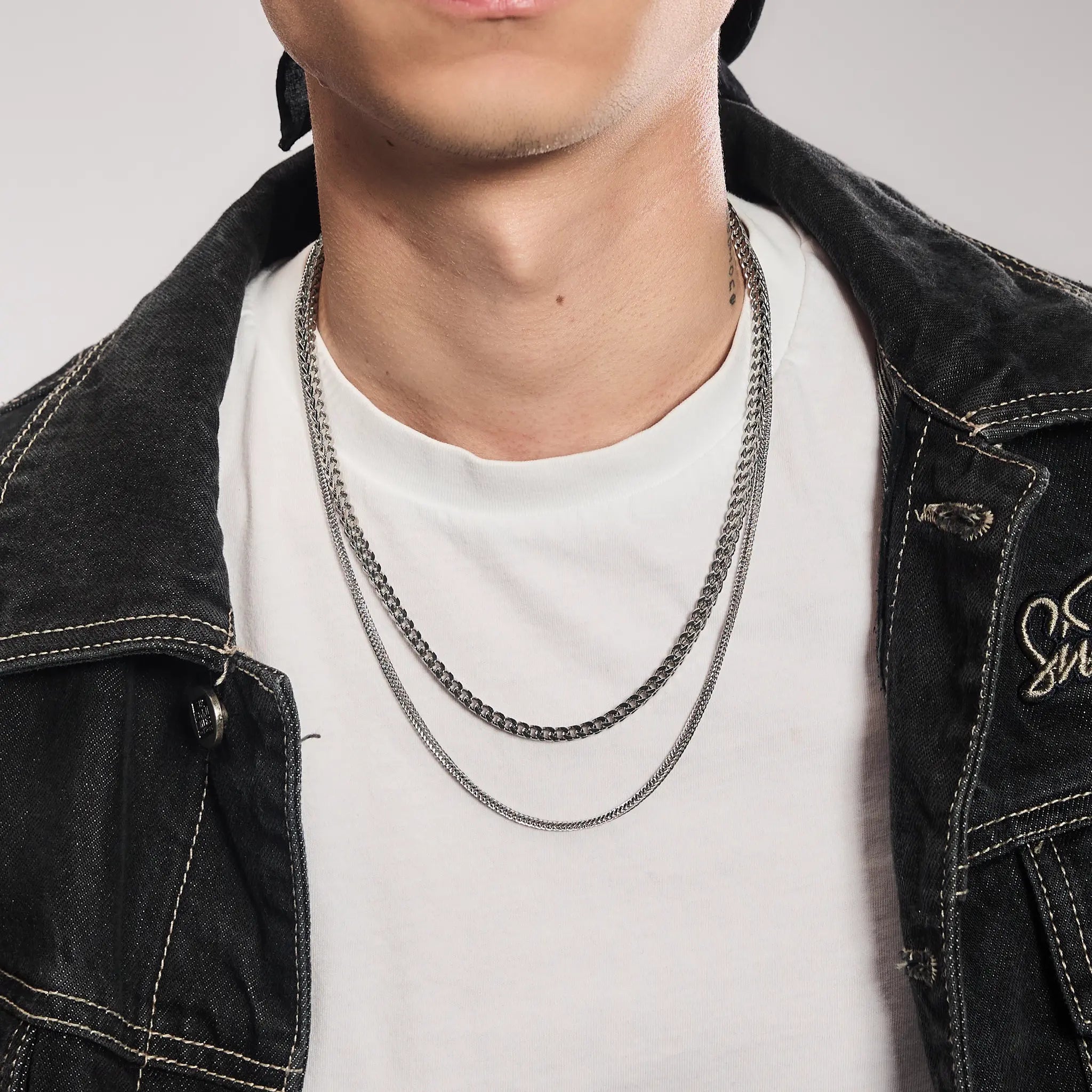 Curb Cuban Link Chain 5mm White Gold