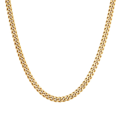 Curb Cuban Link 5mm Złoto - IcedStuff