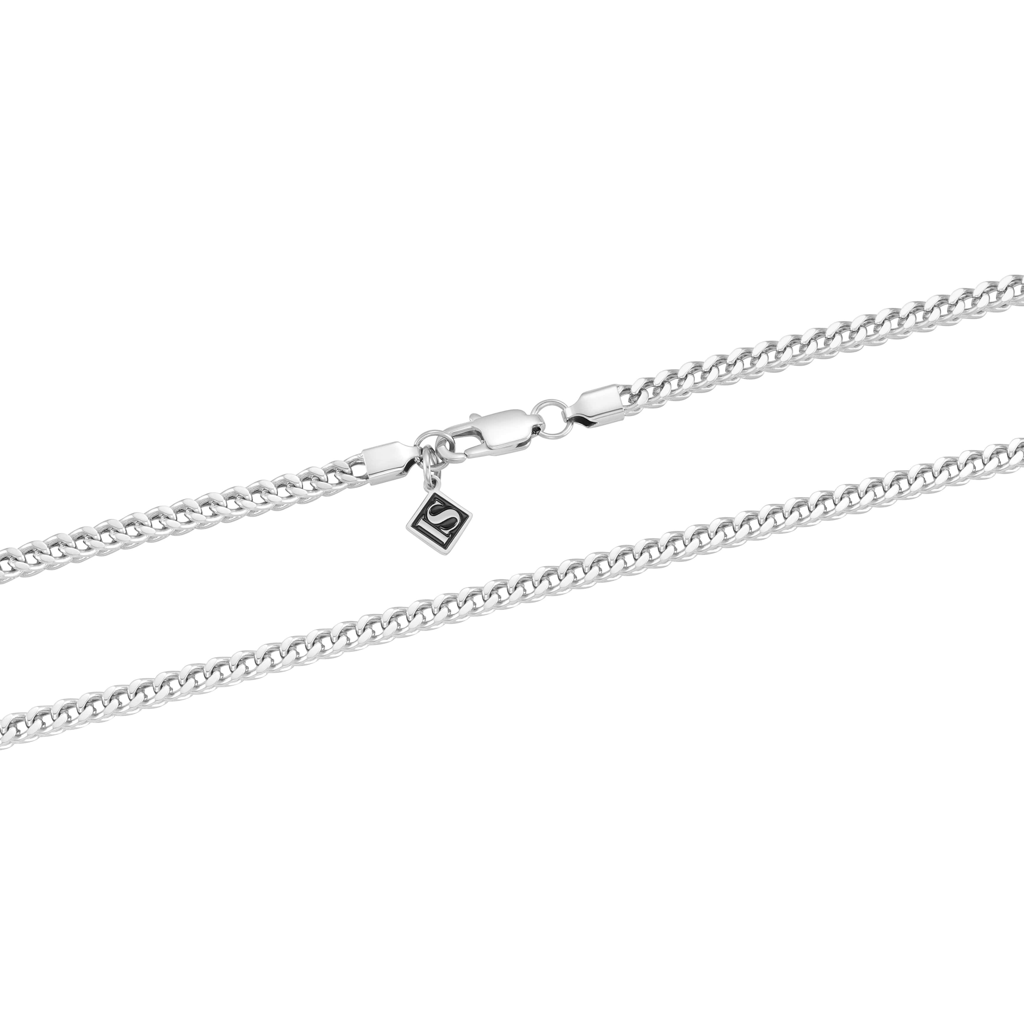 Bracelet Franco 3 mm en or blanc