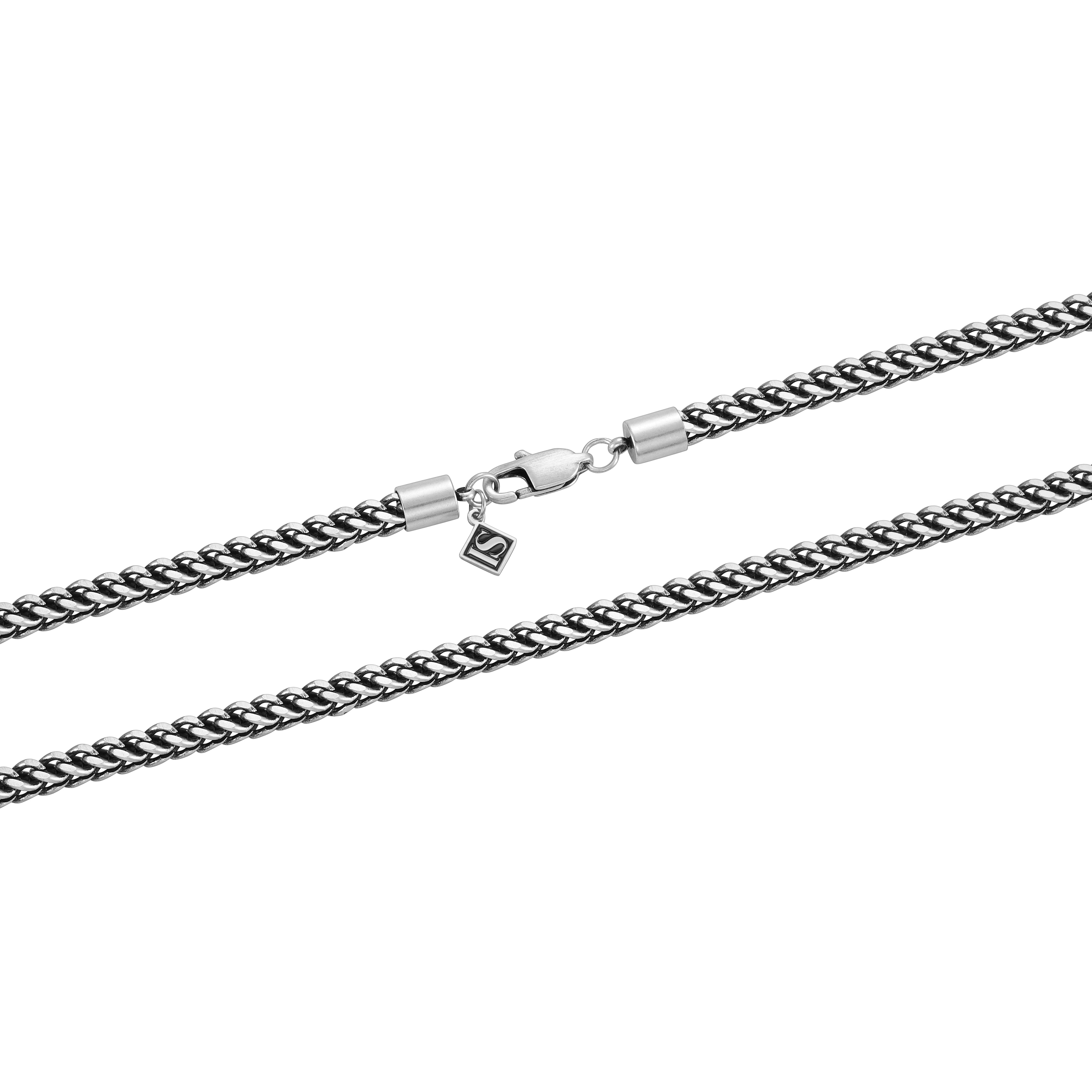 Franco 4mm RAW Bracelet White Gold