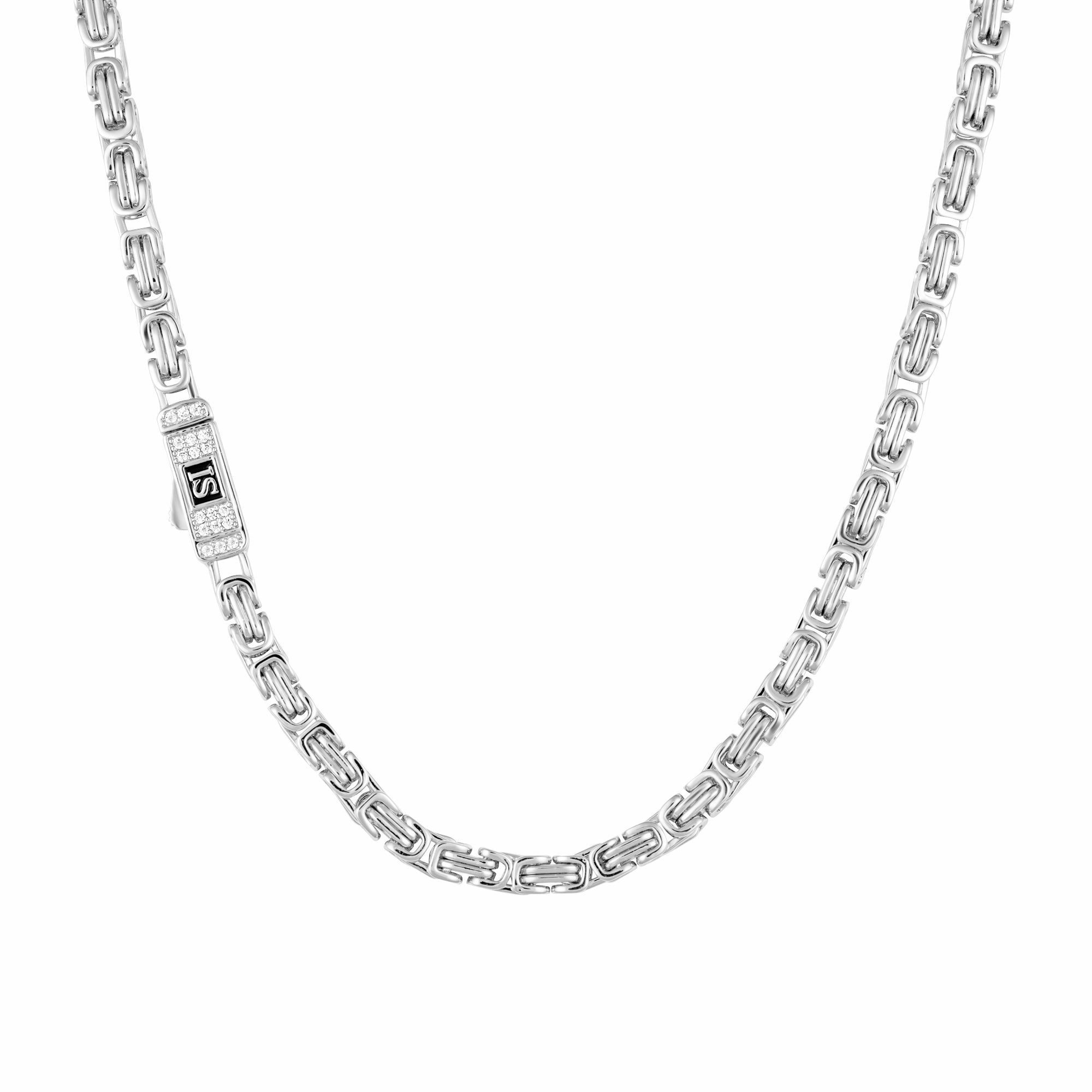 Royal Chain 4mm Diamond Clasp White Gold