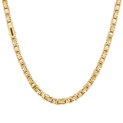 Byzantine Chain 7mm Gold