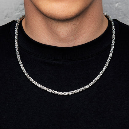 Royal Chain 4mm White Gold