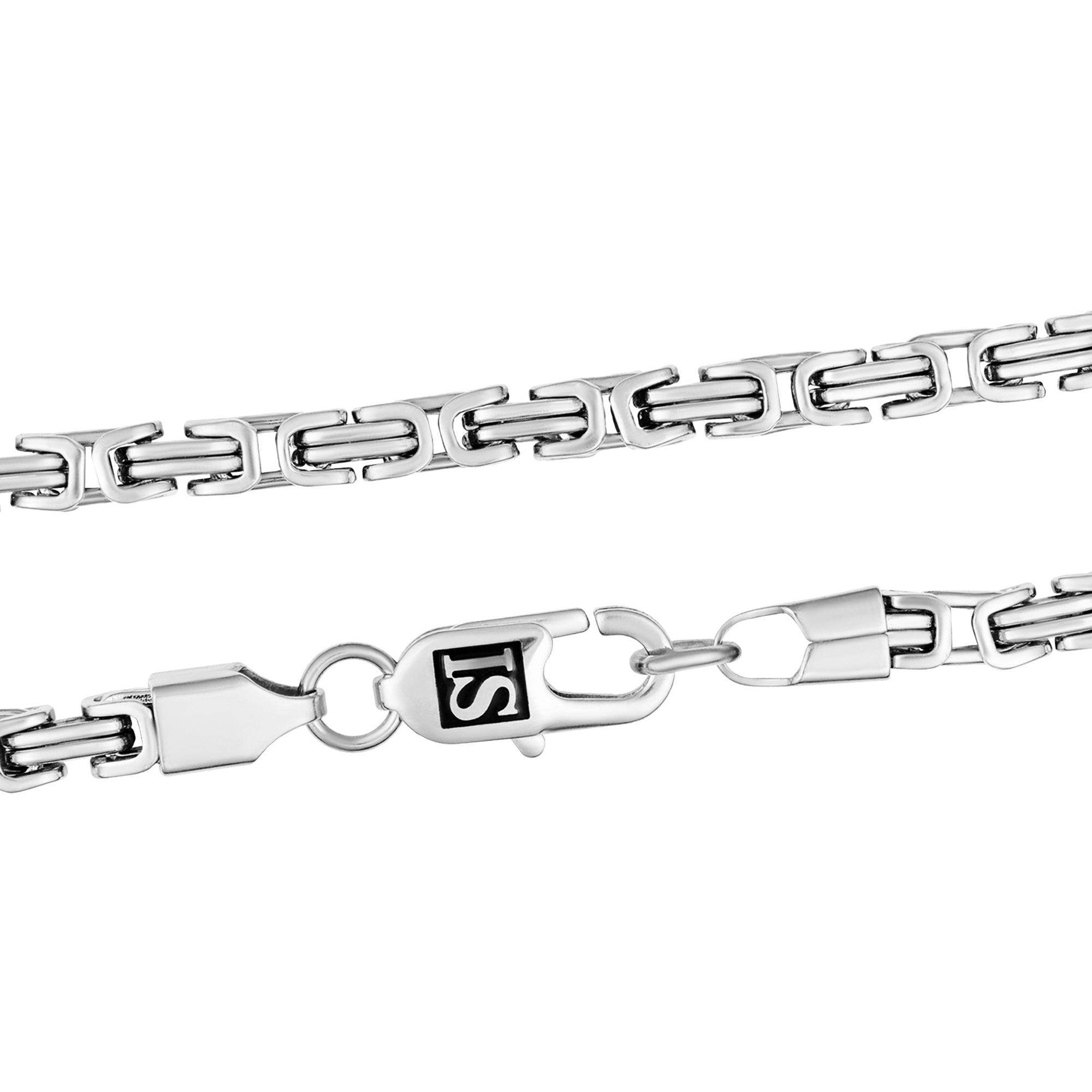 Łańcuch Królewski 6mm Białe Złoto - IcedStuff