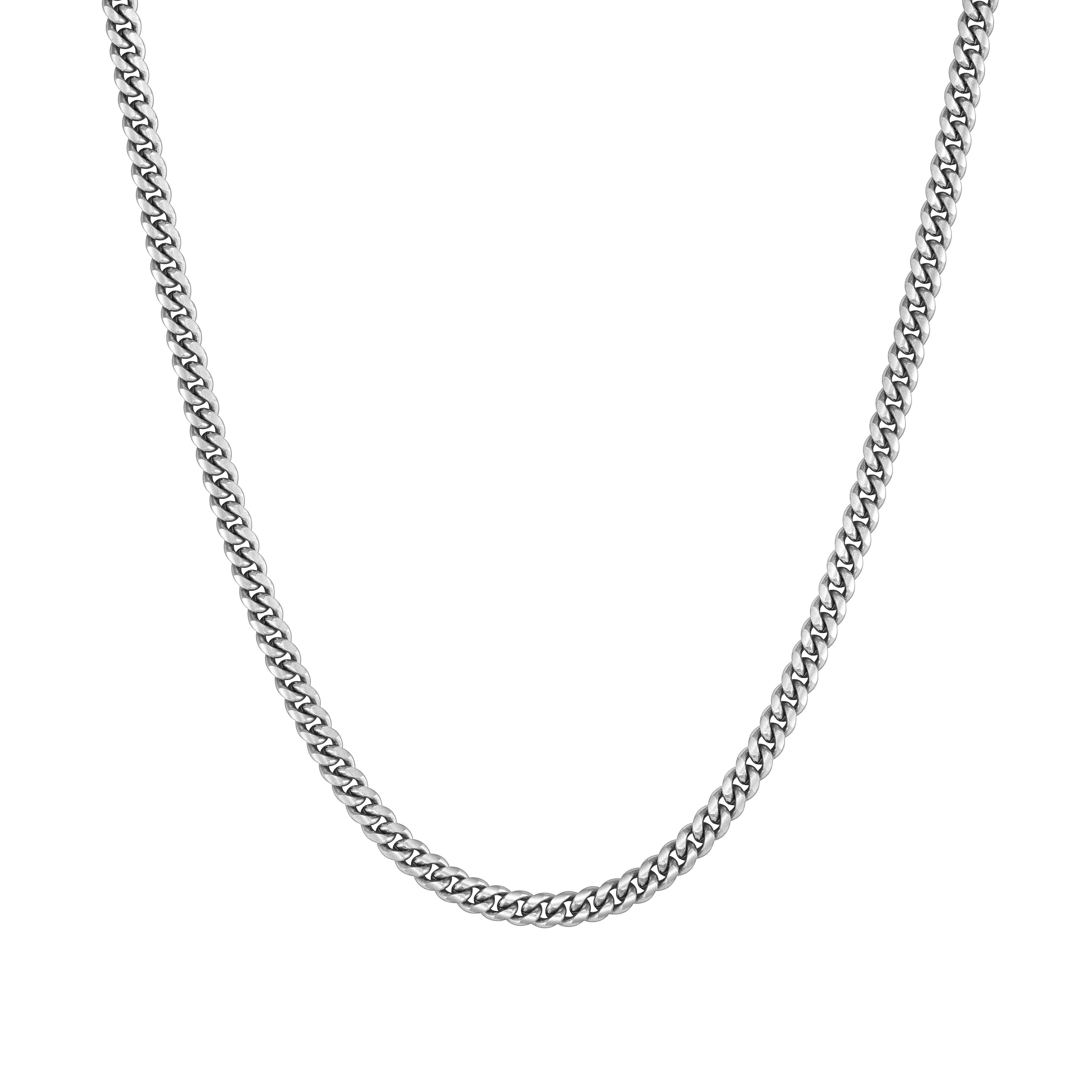 Miami Cuban Link 6mm RAW Chain White Gold