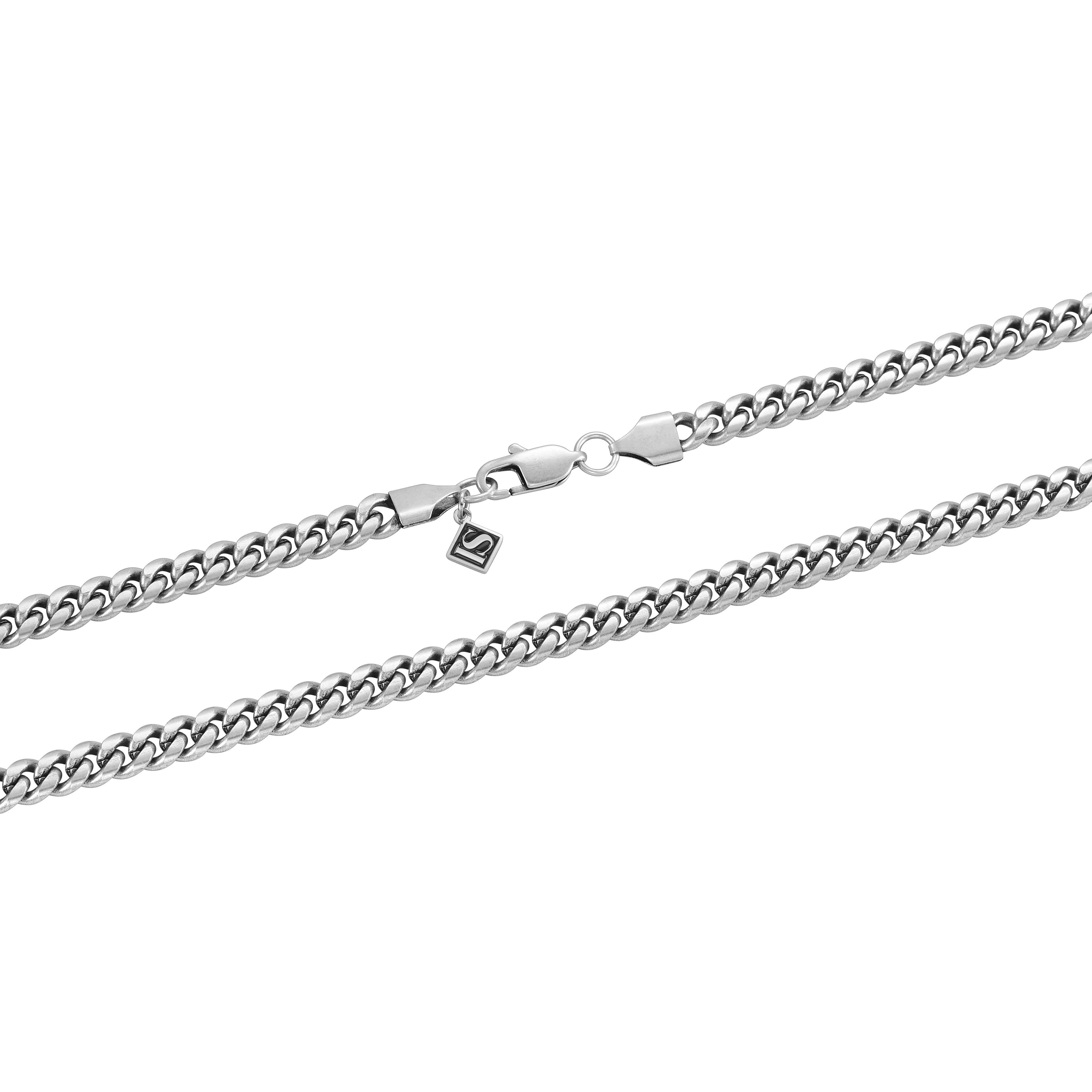 Miami Cuban Link 6mm RAW Chain White Gold