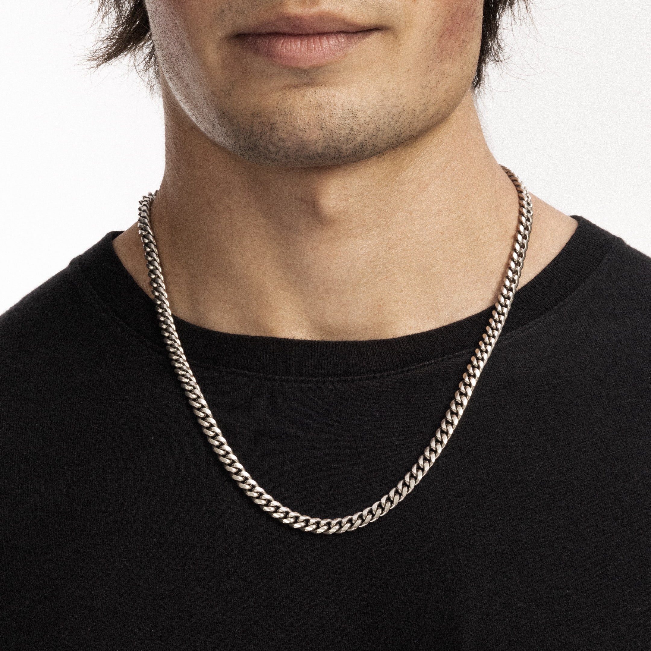Miami Cuban Link 6mm RAW Chain White Gold