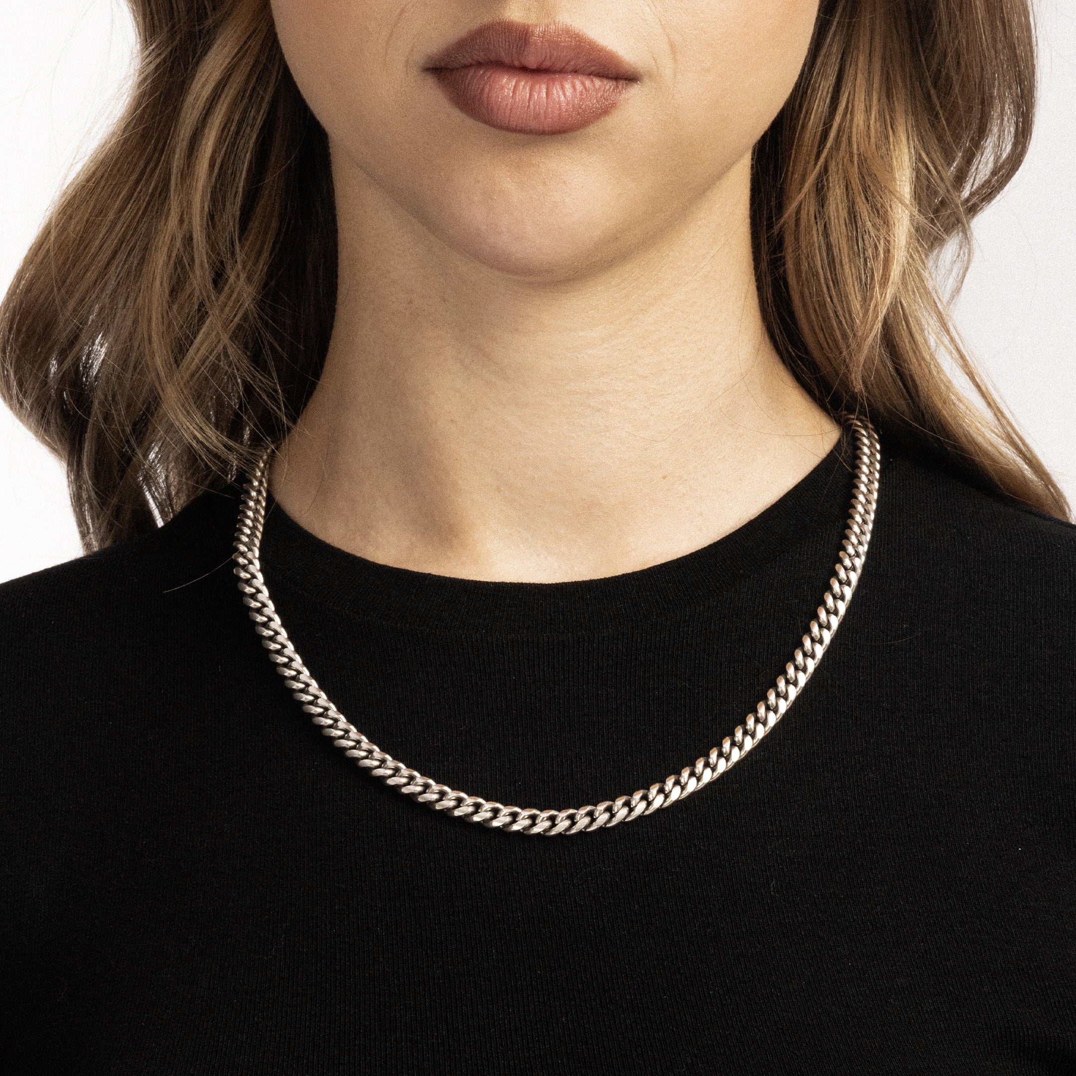 Miami Cuban Link 6mm RAW Chain White Gold
