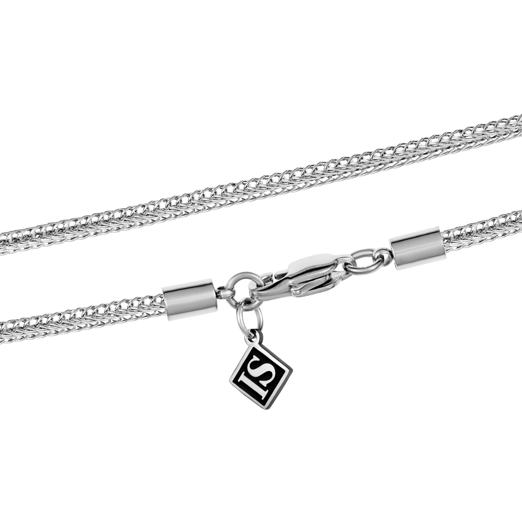 New Franco Chain 2.5mm Białe Złoto - IcedStuff