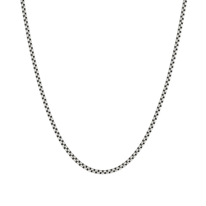 Rolo 4mm RAW Chain White Gold