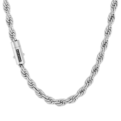 Rope Chain 10mm White Gold