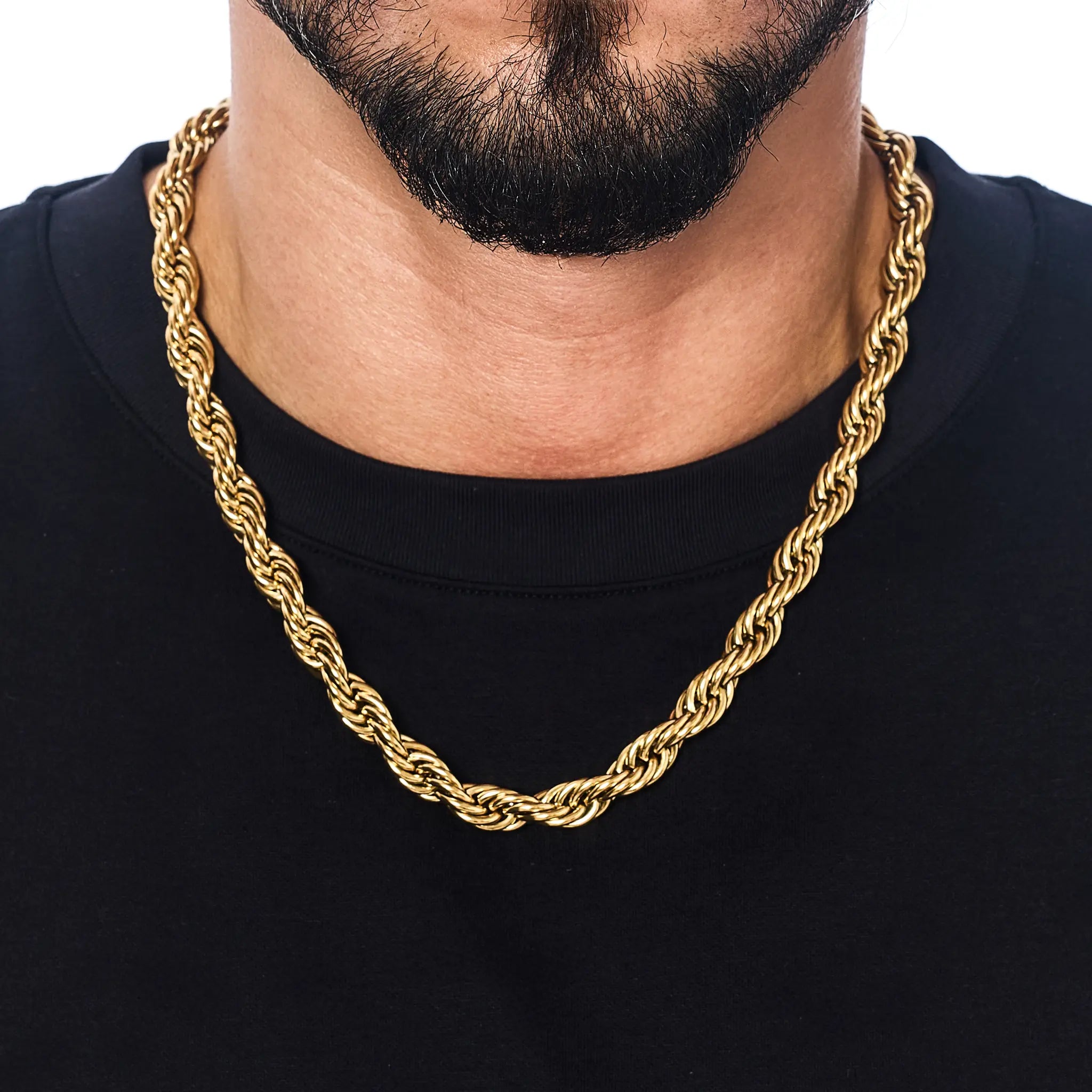 Rope chain 10mm Gold