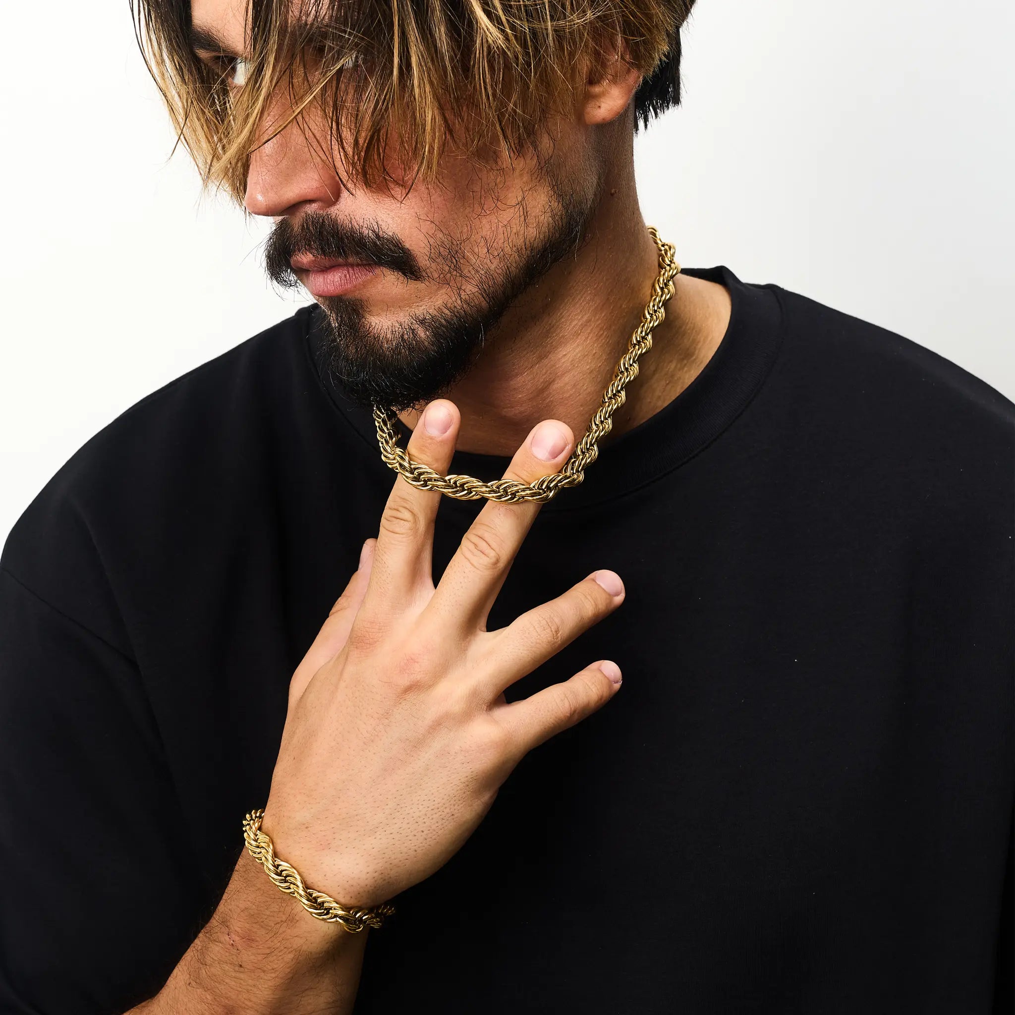 Rope chain 10mm Gold