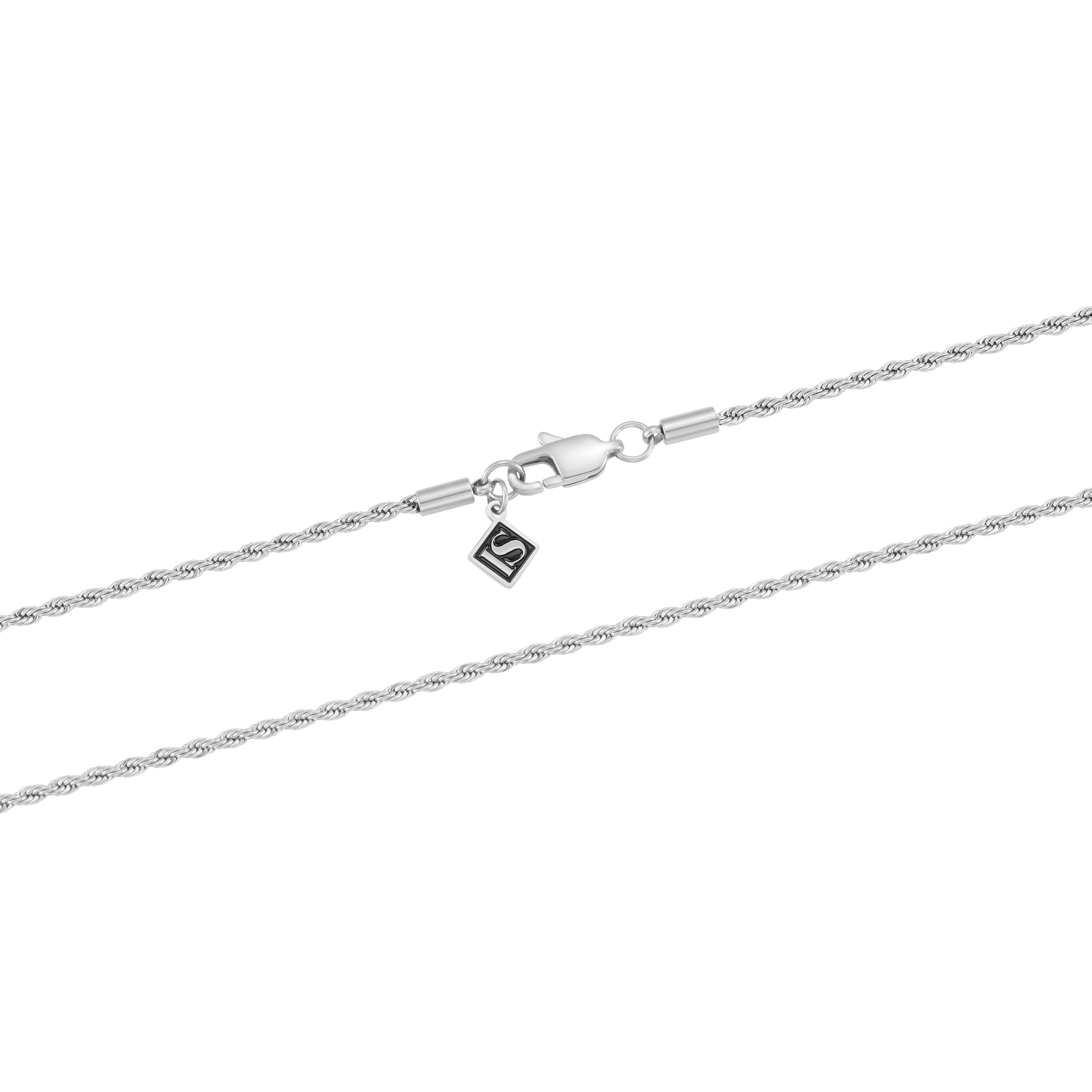 Bracelet Corde 2 mm Or Blanc