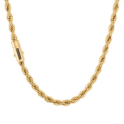 Rope chain 8mm Gold