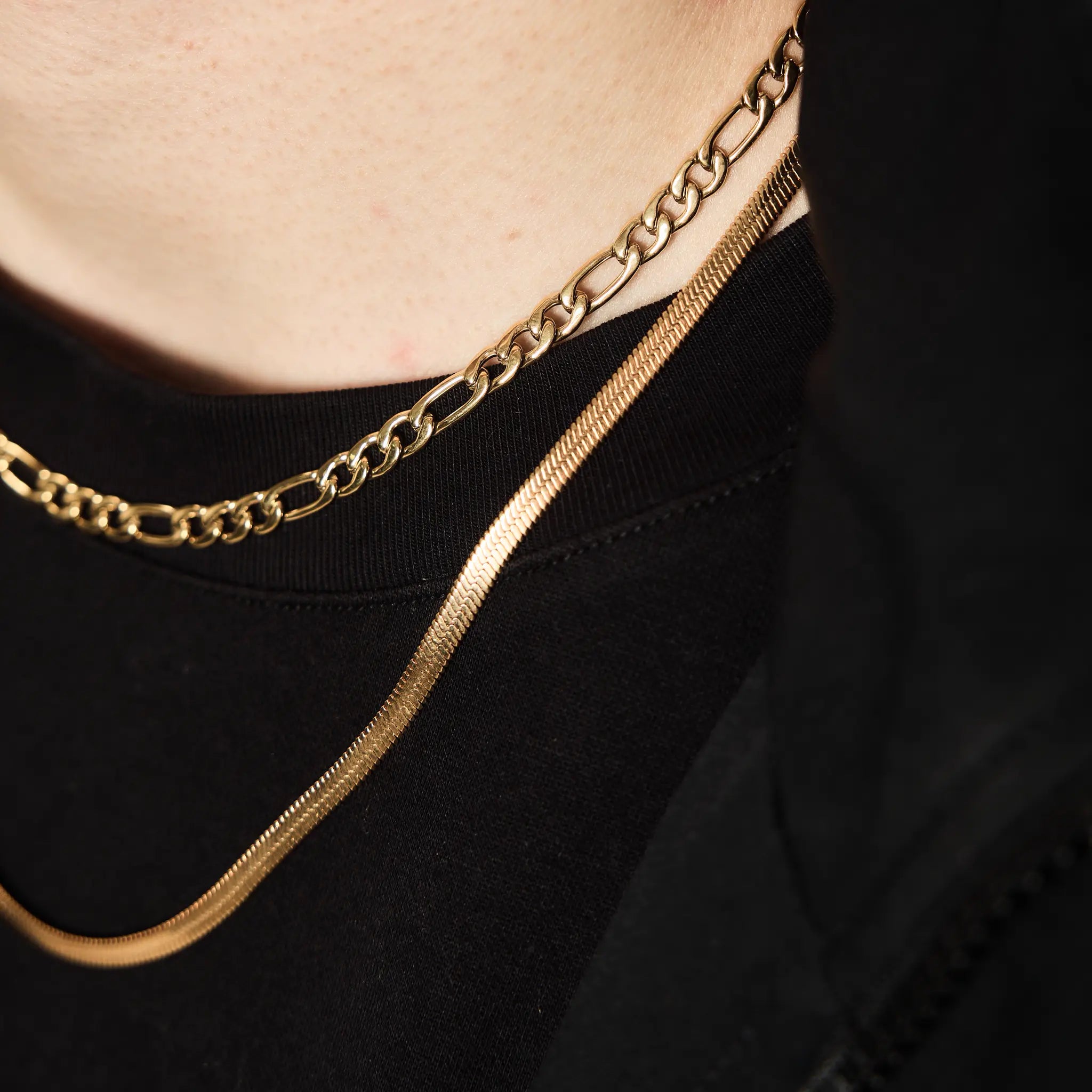 Figaro chain 5mm Gold