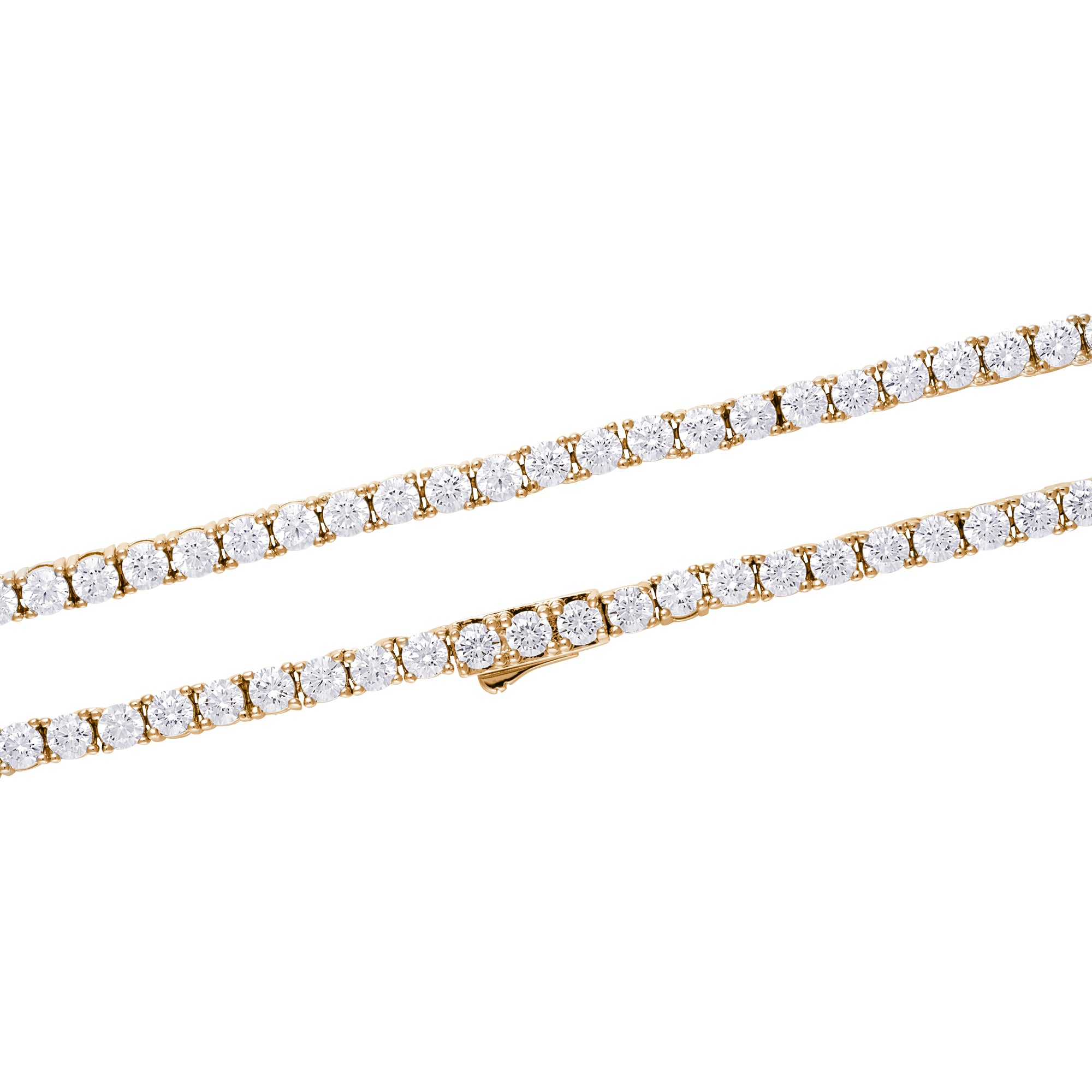 Tennis 3mm Bracelet Gold