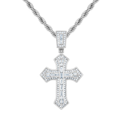 Micro 2Pac Pendant White Gold