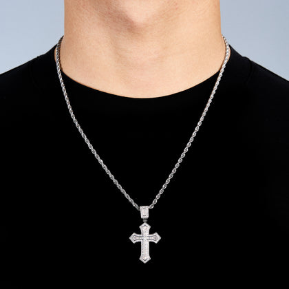 Micro 2Pac Pendant White Gold