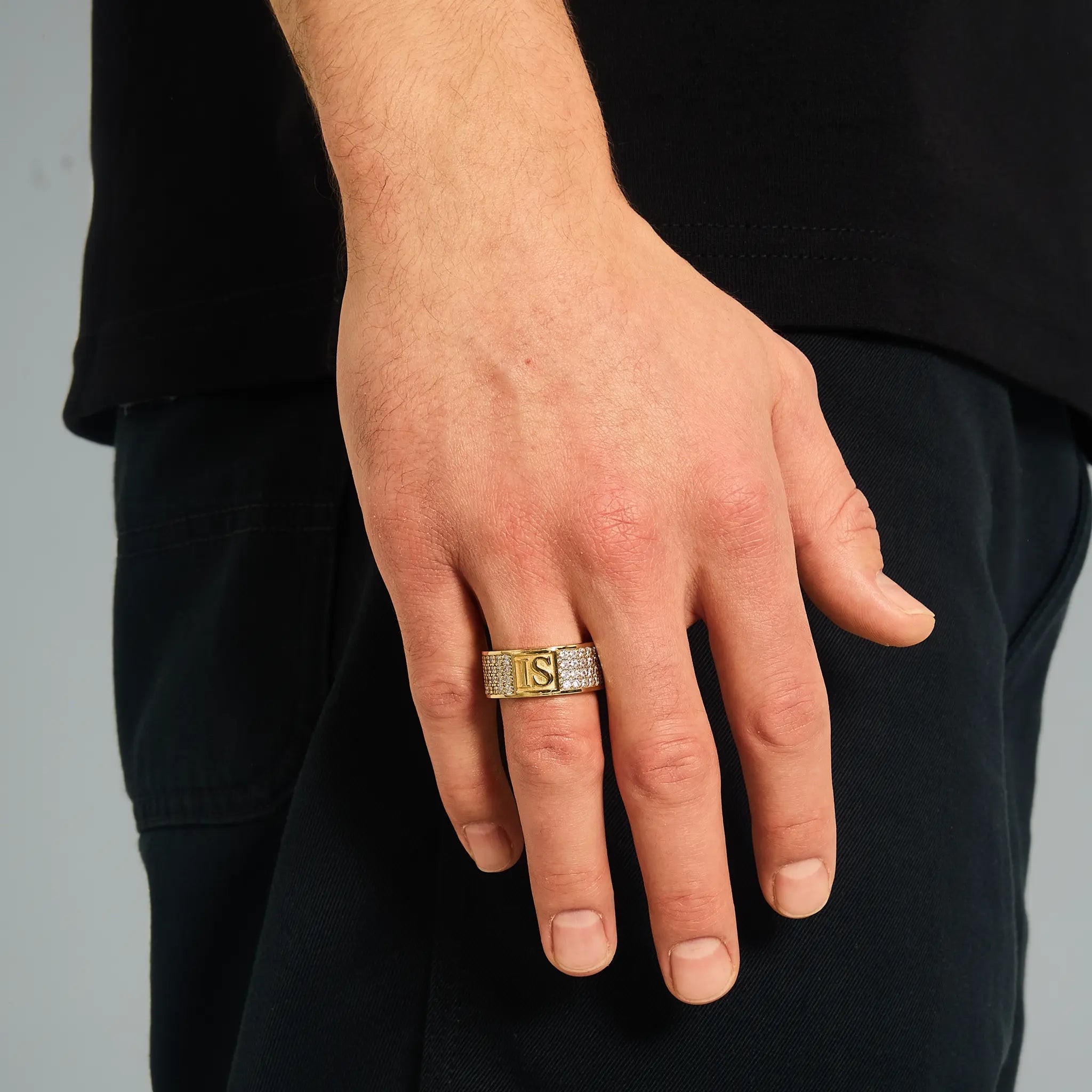 Band Diamond IS ring S925 Gold