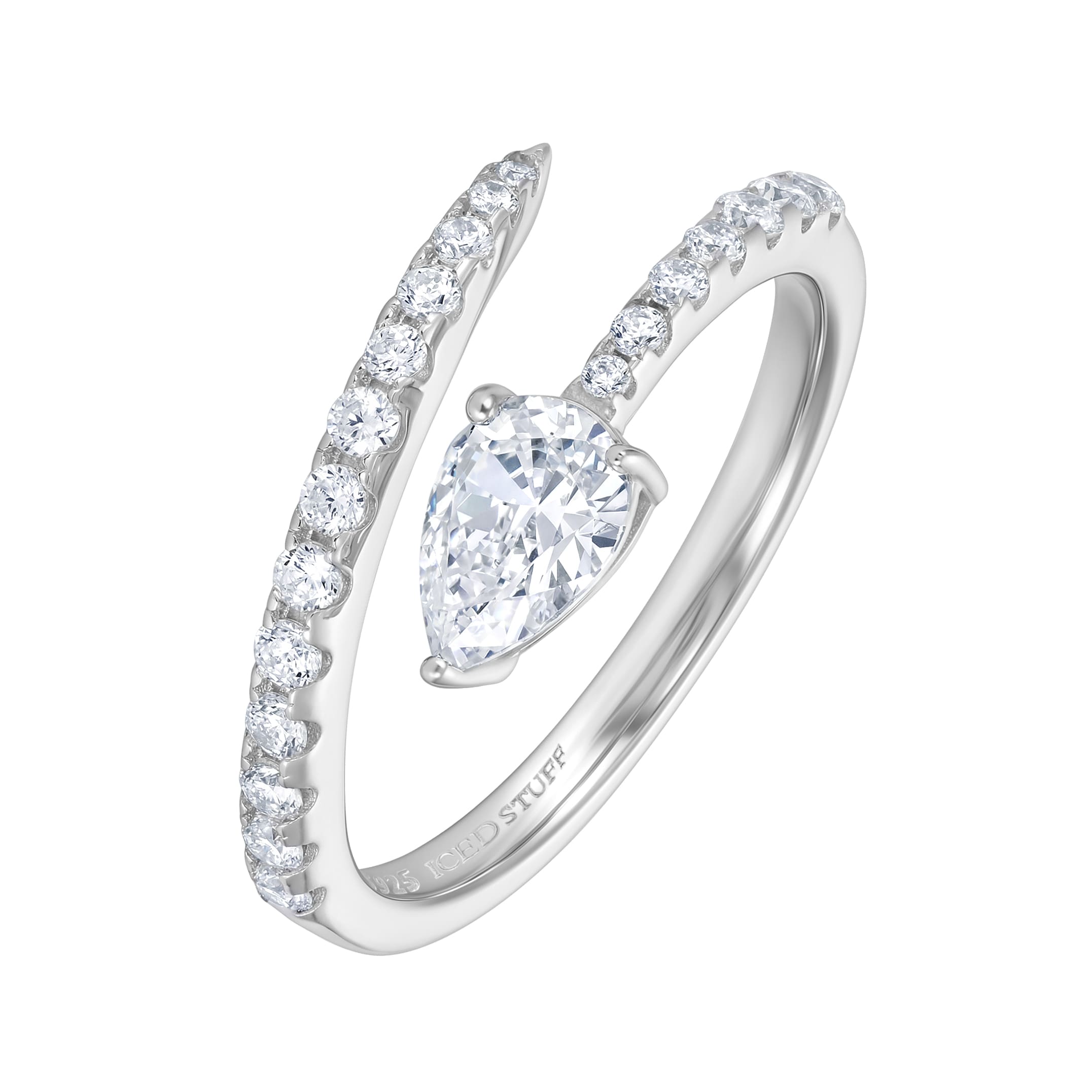 Diamond Pear Cut S925 ring
